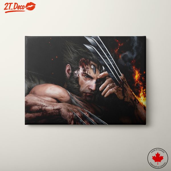 Dynamic Wolverine Character Art
