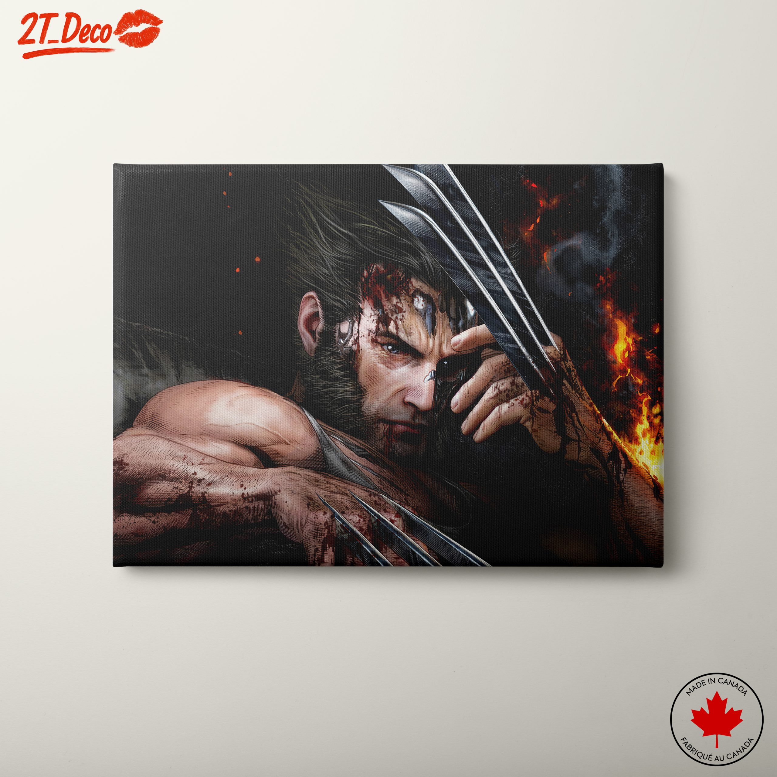 Dynamic Wolverine Character Art