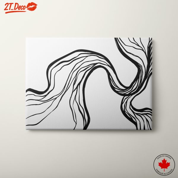Abstract Organic Lines Wall Art