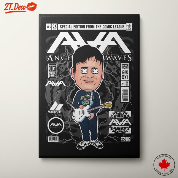 Stylized Animated Character Artwork from Angels and Airwaves