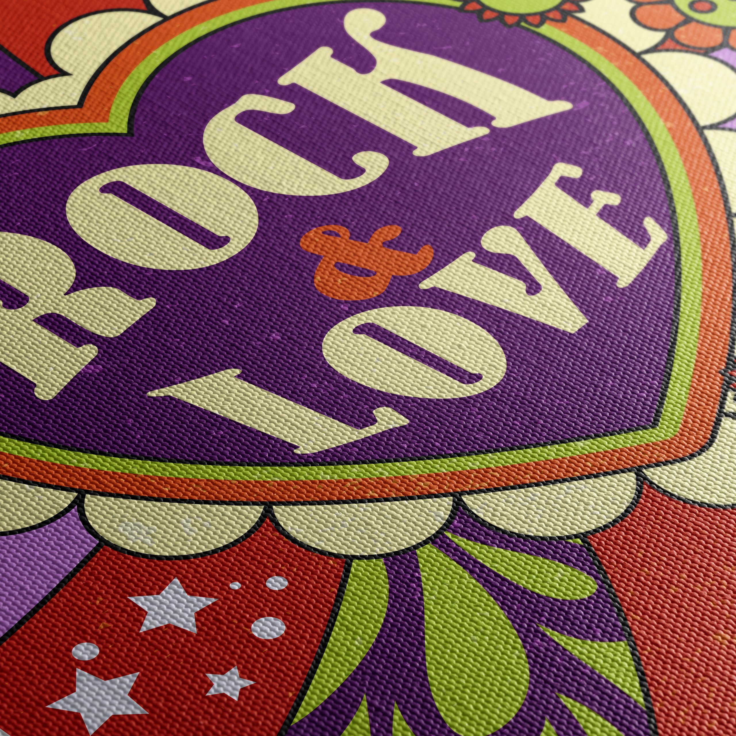 Vibrant Retro Flower Art for Bold Decor - Image 5