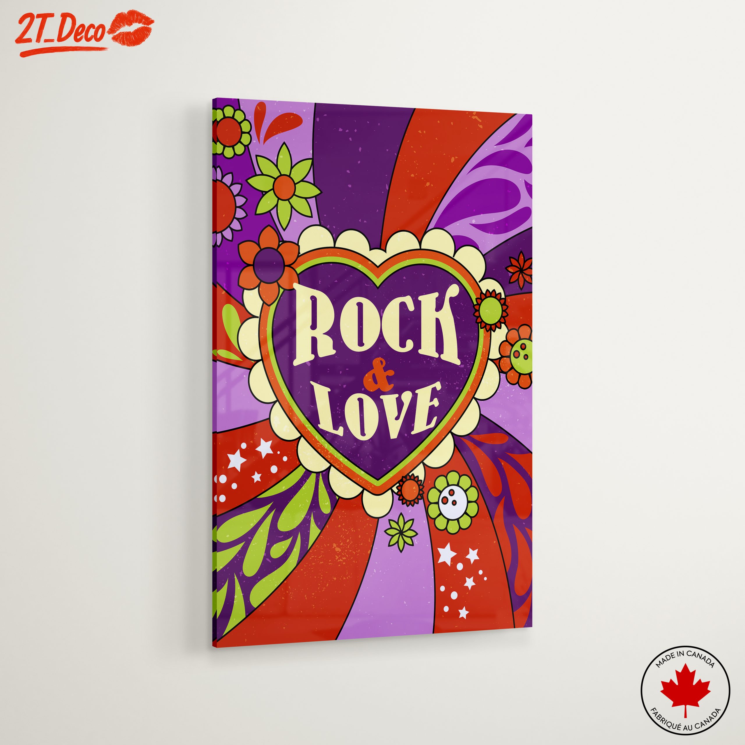 Vibrant Retro Flower Art for Bold Decor - Image 6