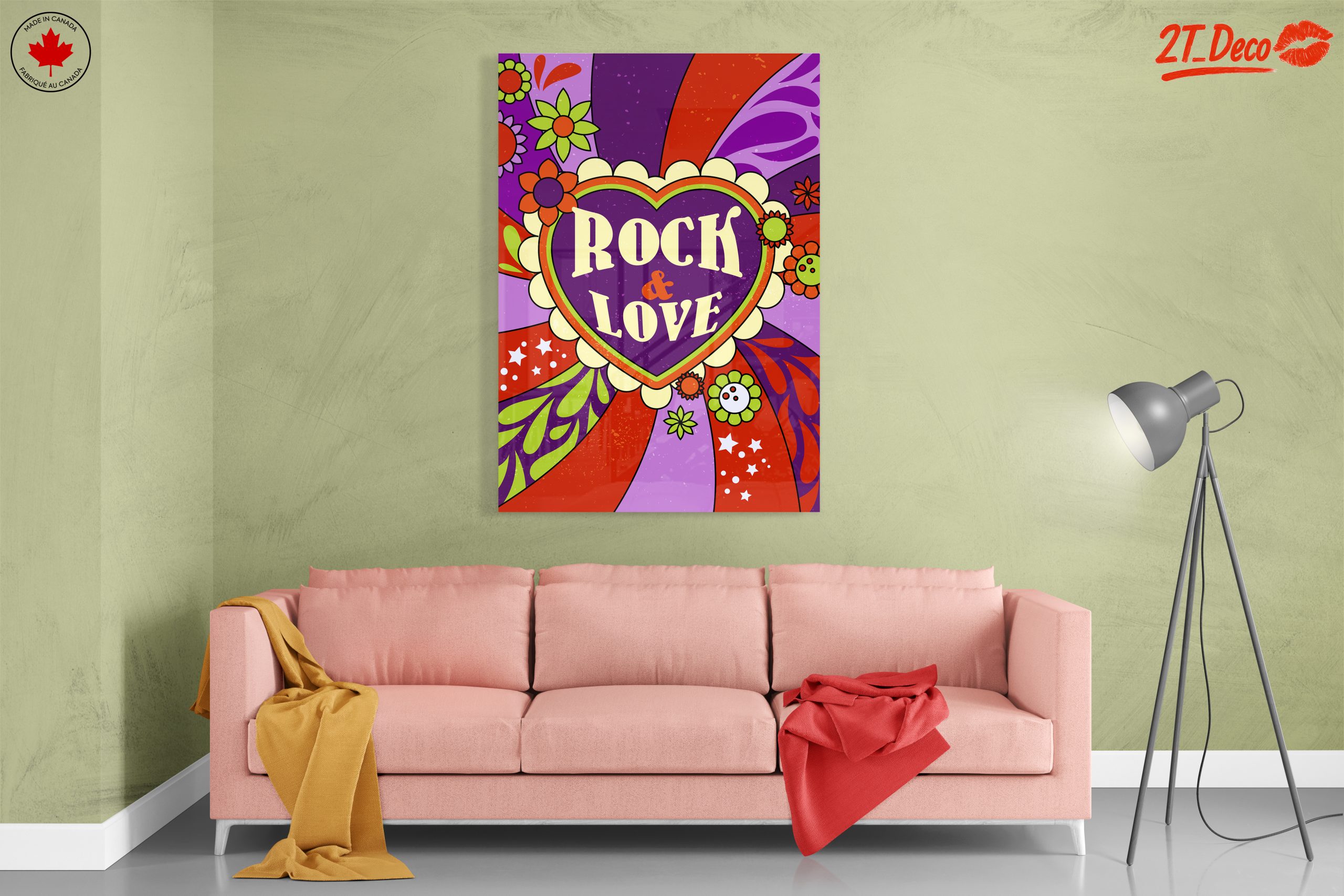 Vibrant Retro Flower Art for Bold Decor - Image 7