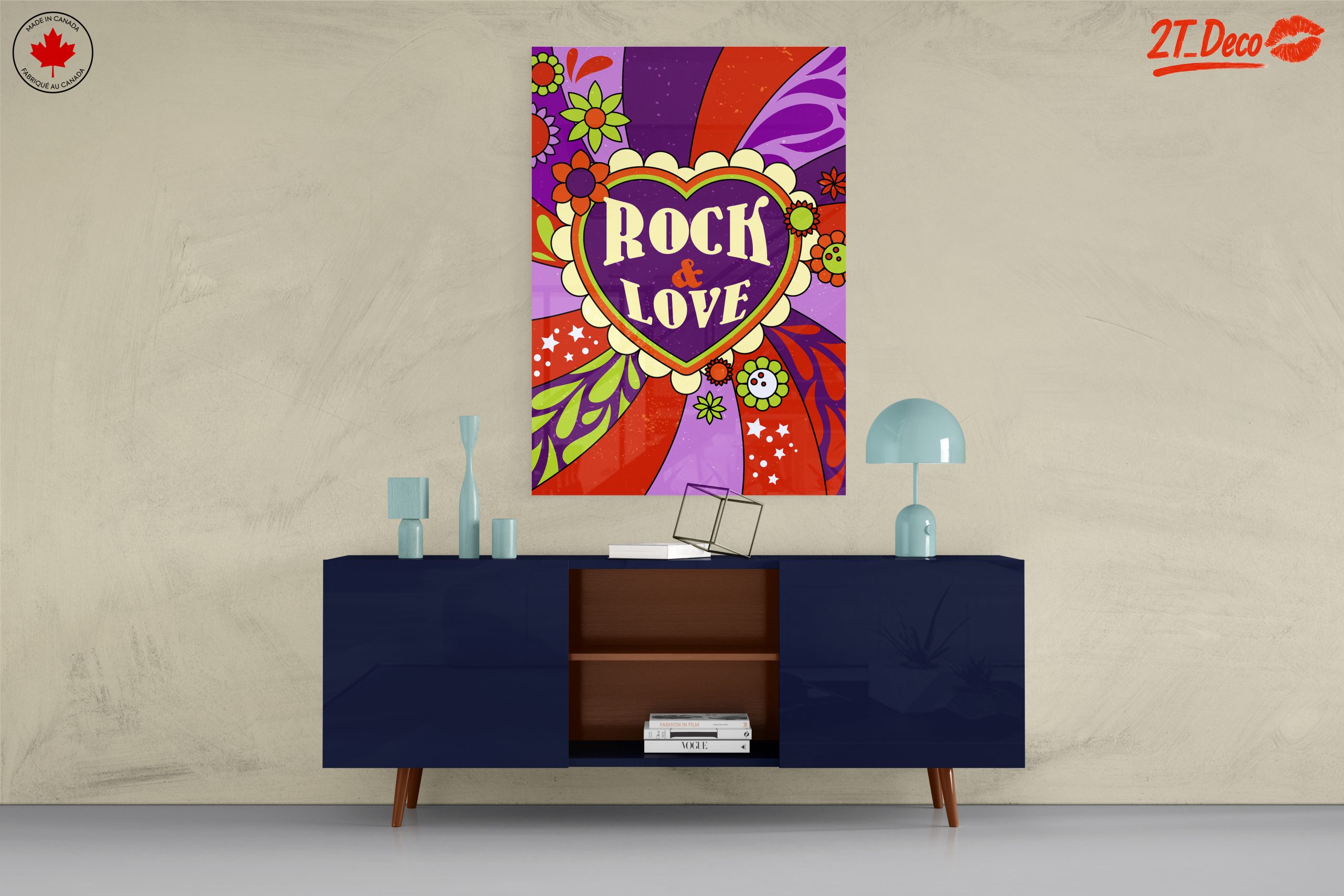 Vibrant Retro Flower Art for Bold Decor - Image 8