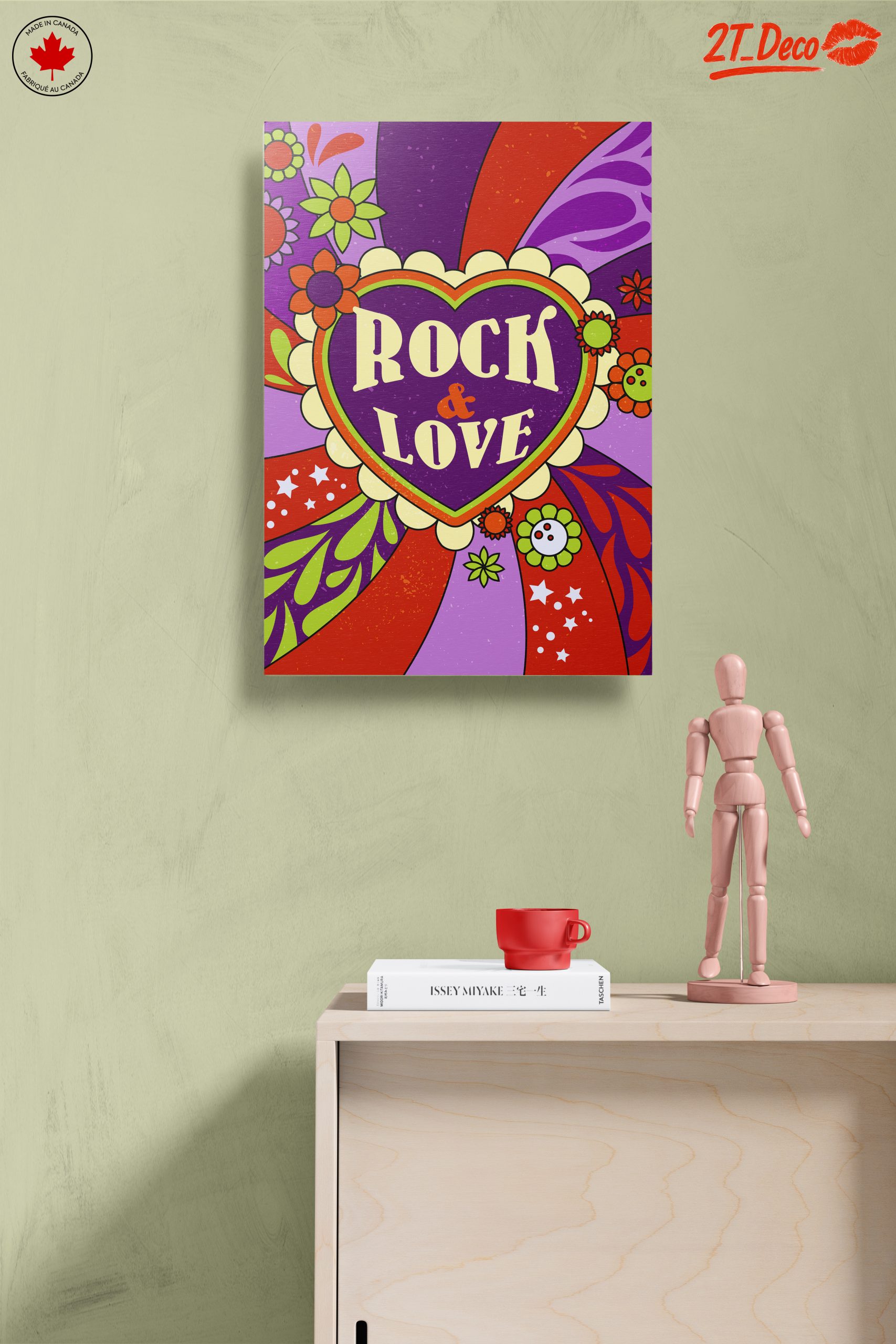 Vibrant Retro Flower Art for Bold Decor - Image 14