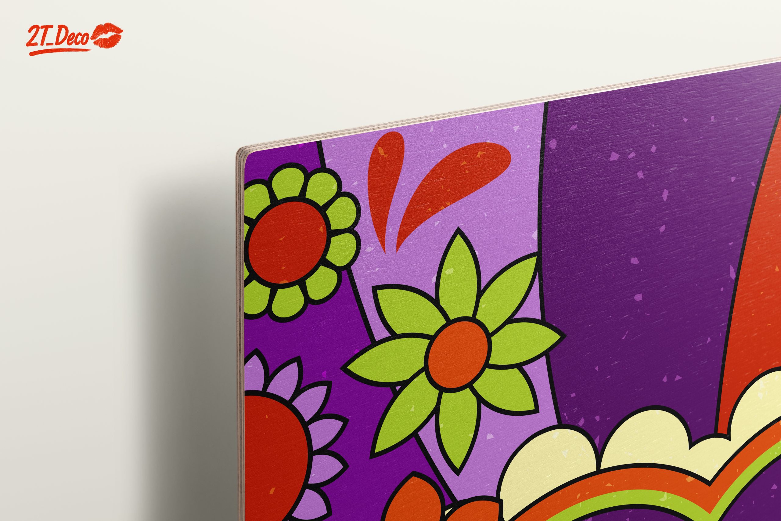 Vibrant Retro Flower Art for Bold Decor - Image 15
