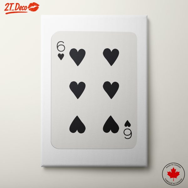 Six of Hearts Card Art