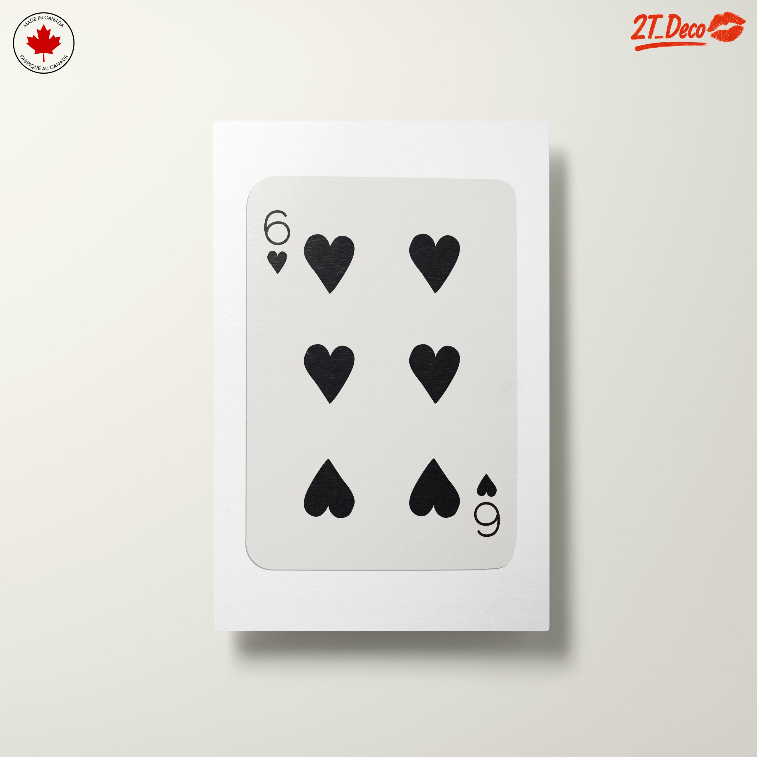 Six of Hearts Card Art - Image 10