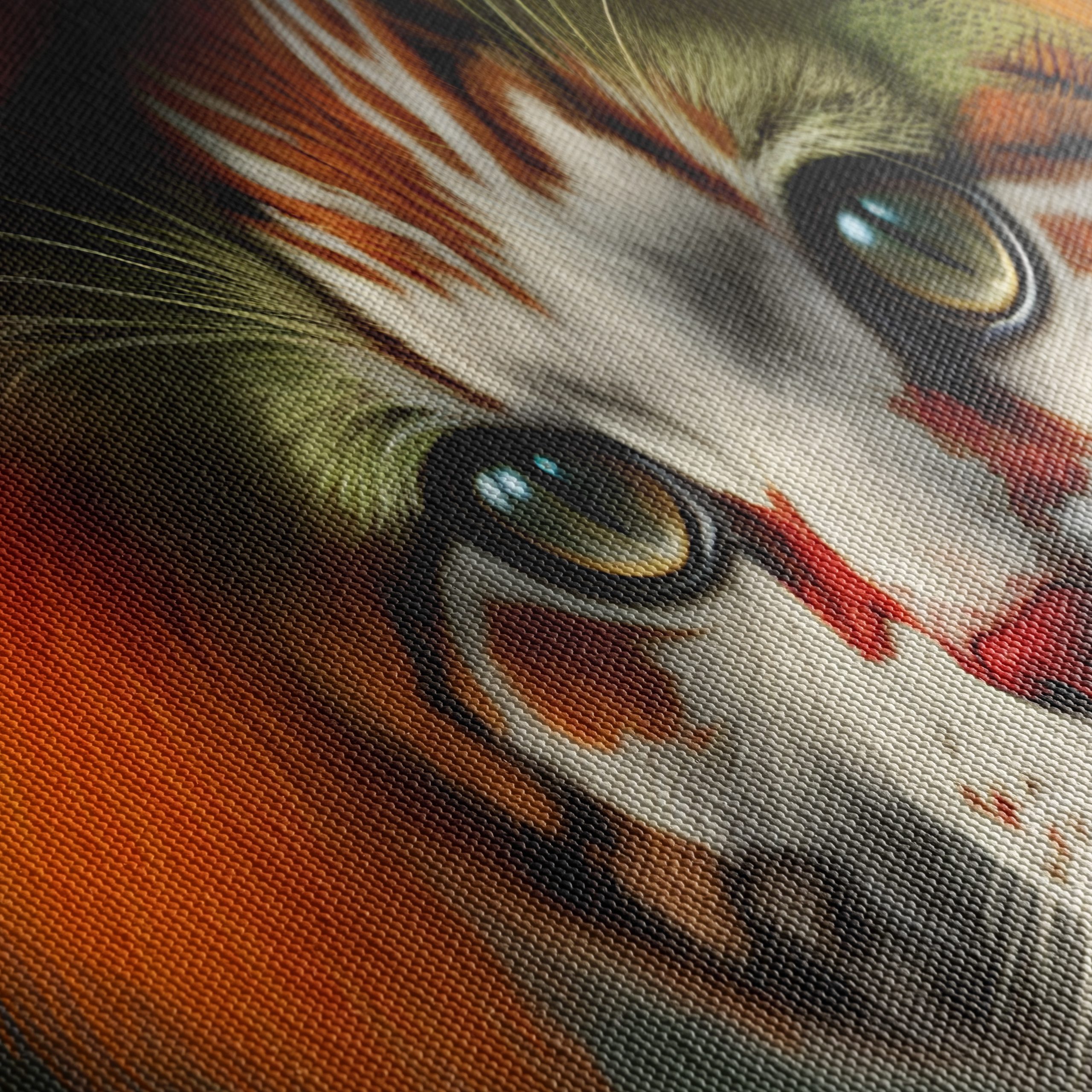 Whimsical Cat Portrait in a Hat - Image 5