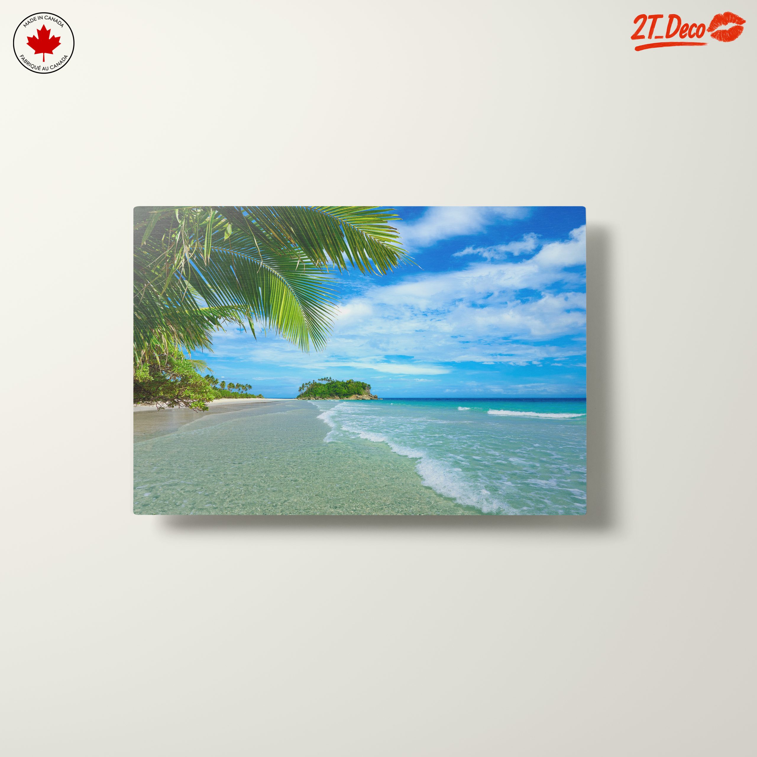 Serene Beach Landscape with Palm Trees 2 - Image 10