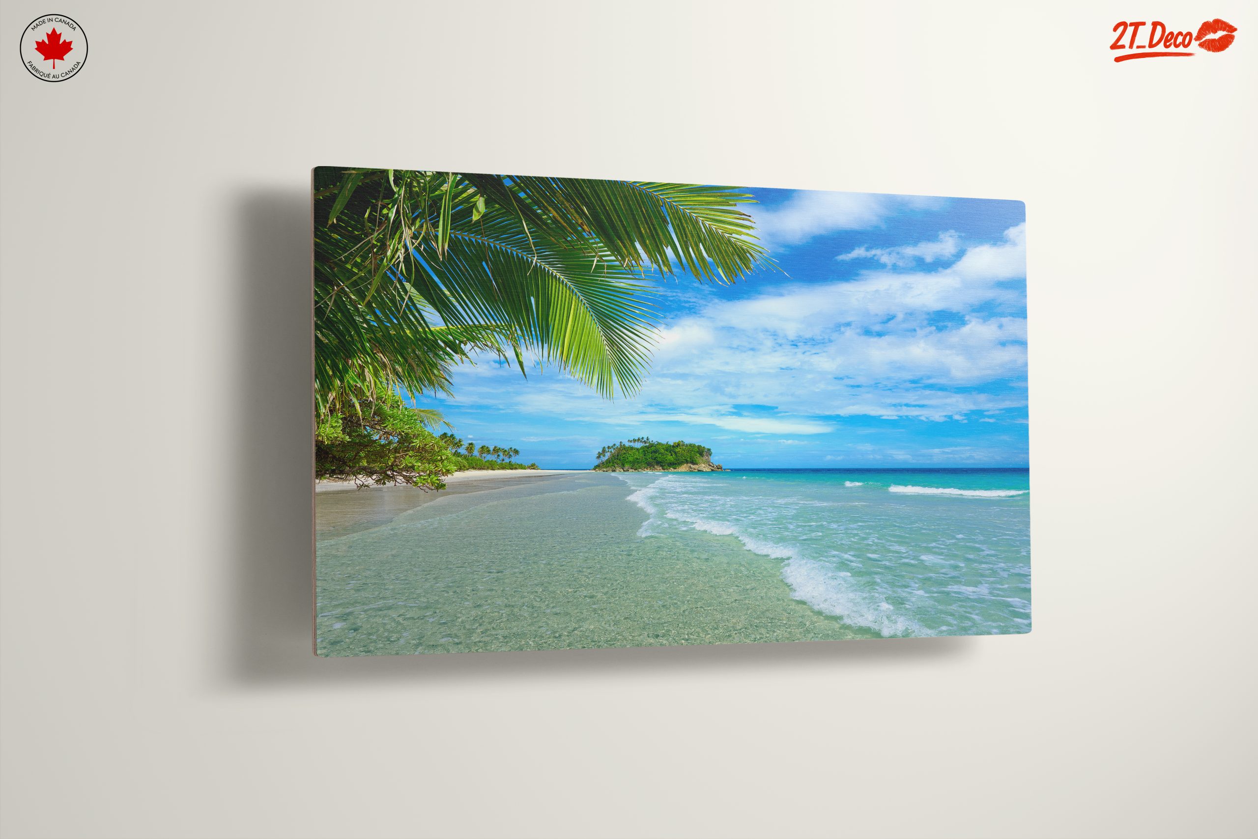 Serene Beach Landscape with Palm Trees 2 - Image 13