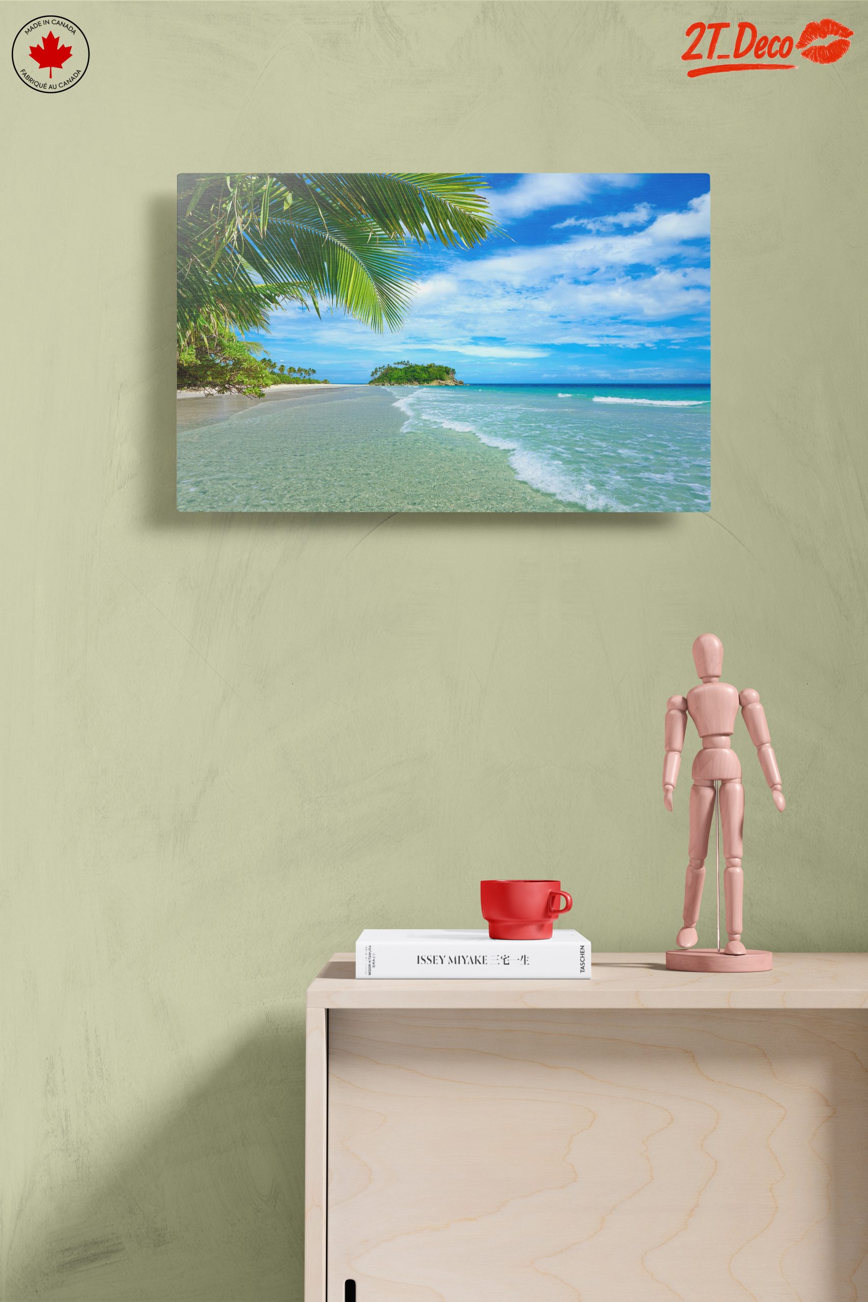 Serene Beach Landscape with Palm Trees 2 - Image 14