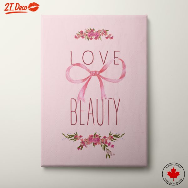 Love Beauty Inspirational Wall Art