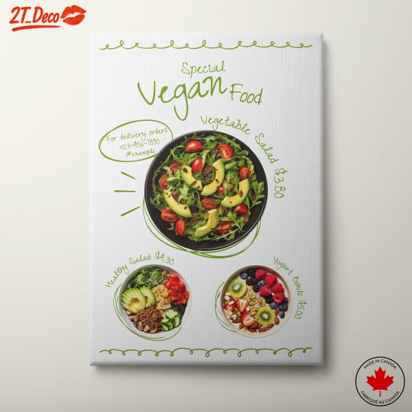 Vibrant Healthy Food Art for Your Space