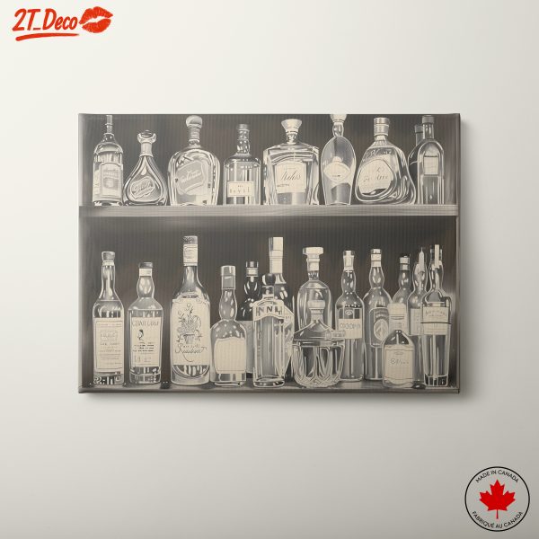 Vintage Beverage Art for Home Decor
