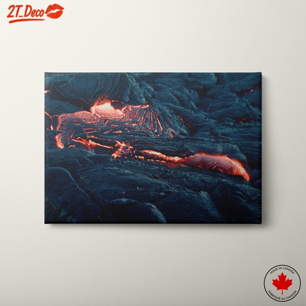 Mesmerizing Lava Landscapes with Fiery Glow
