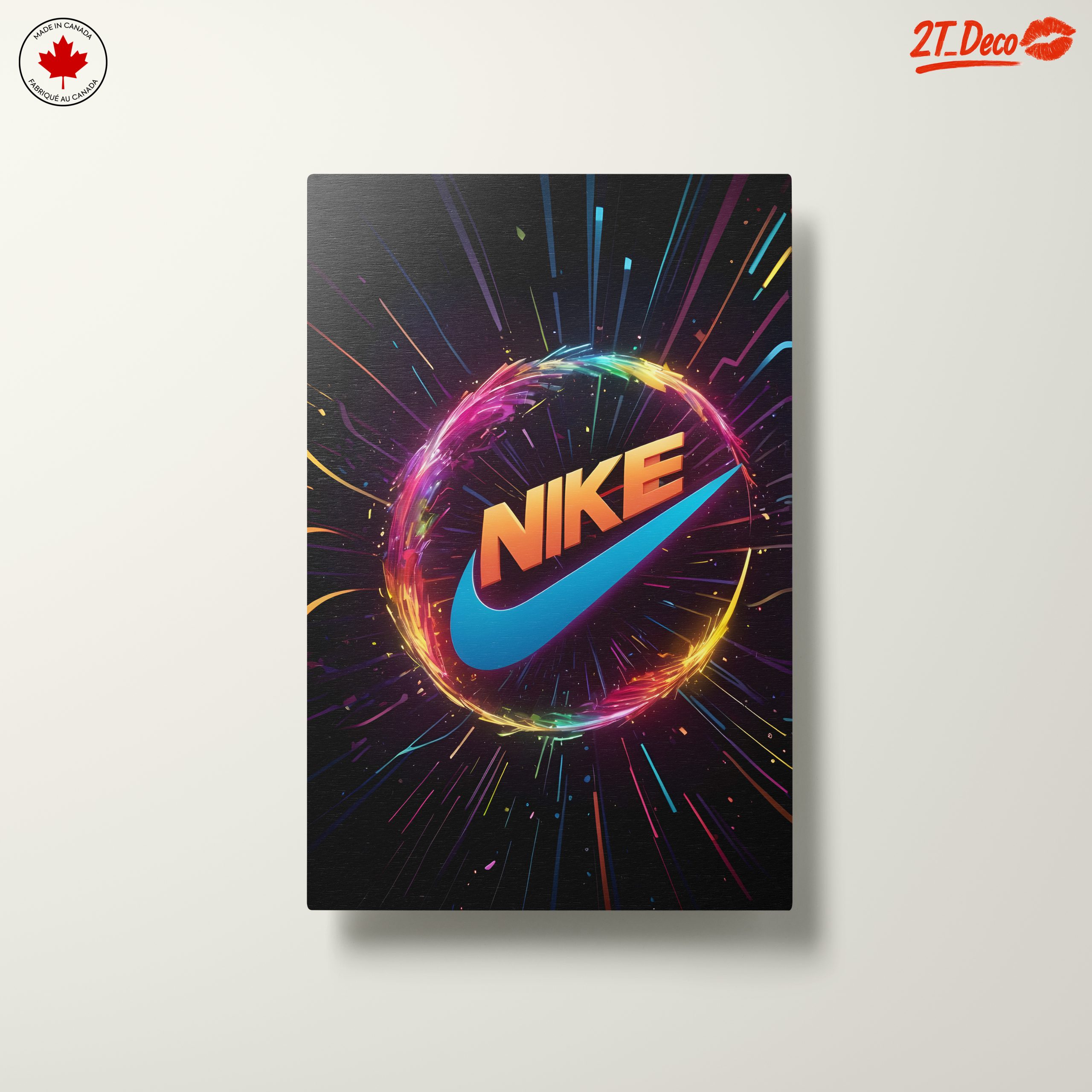 Vibrant Nike Logo Art - Image 10