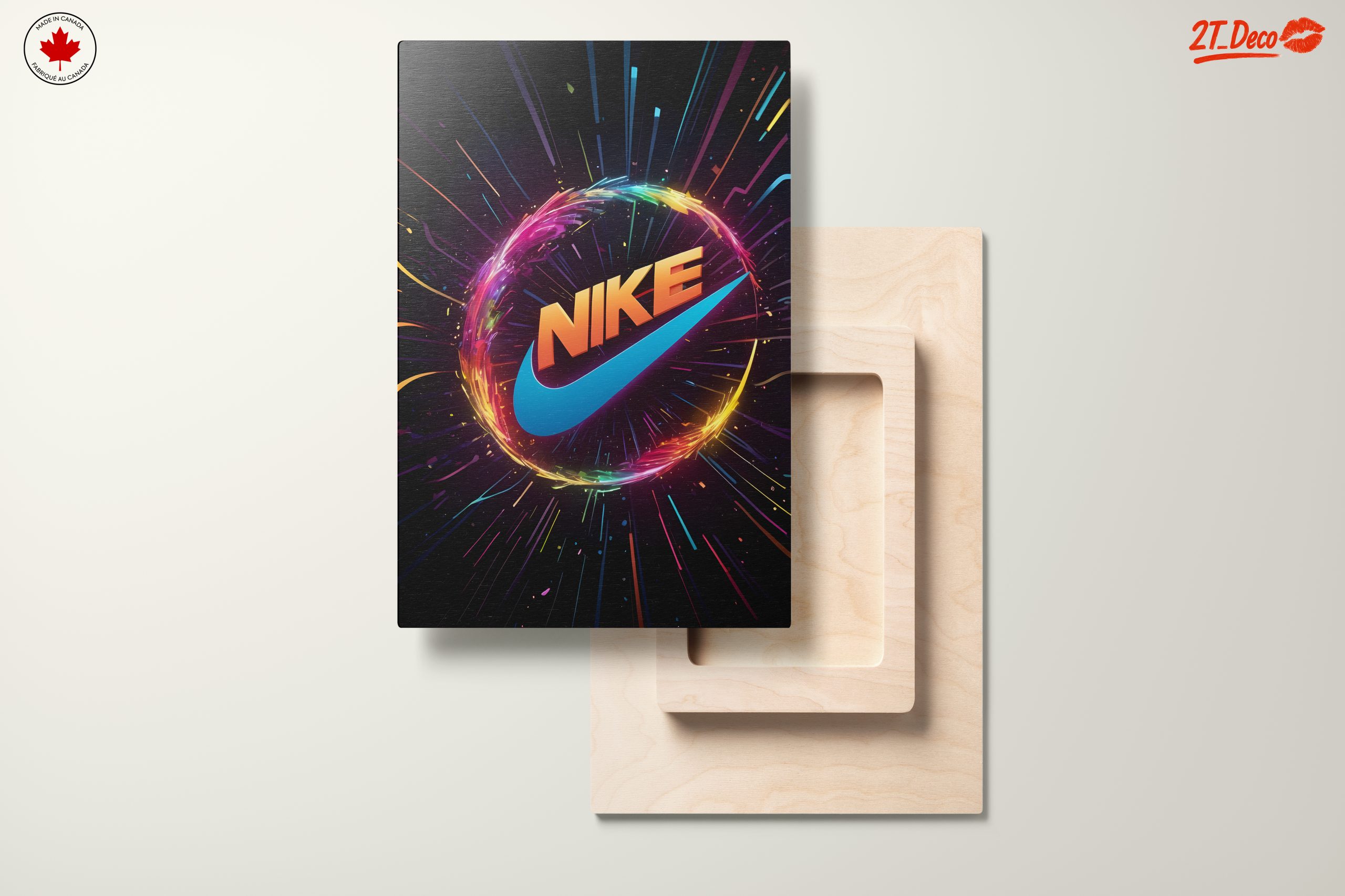 Vibrant Nike Logo Art - Image 11