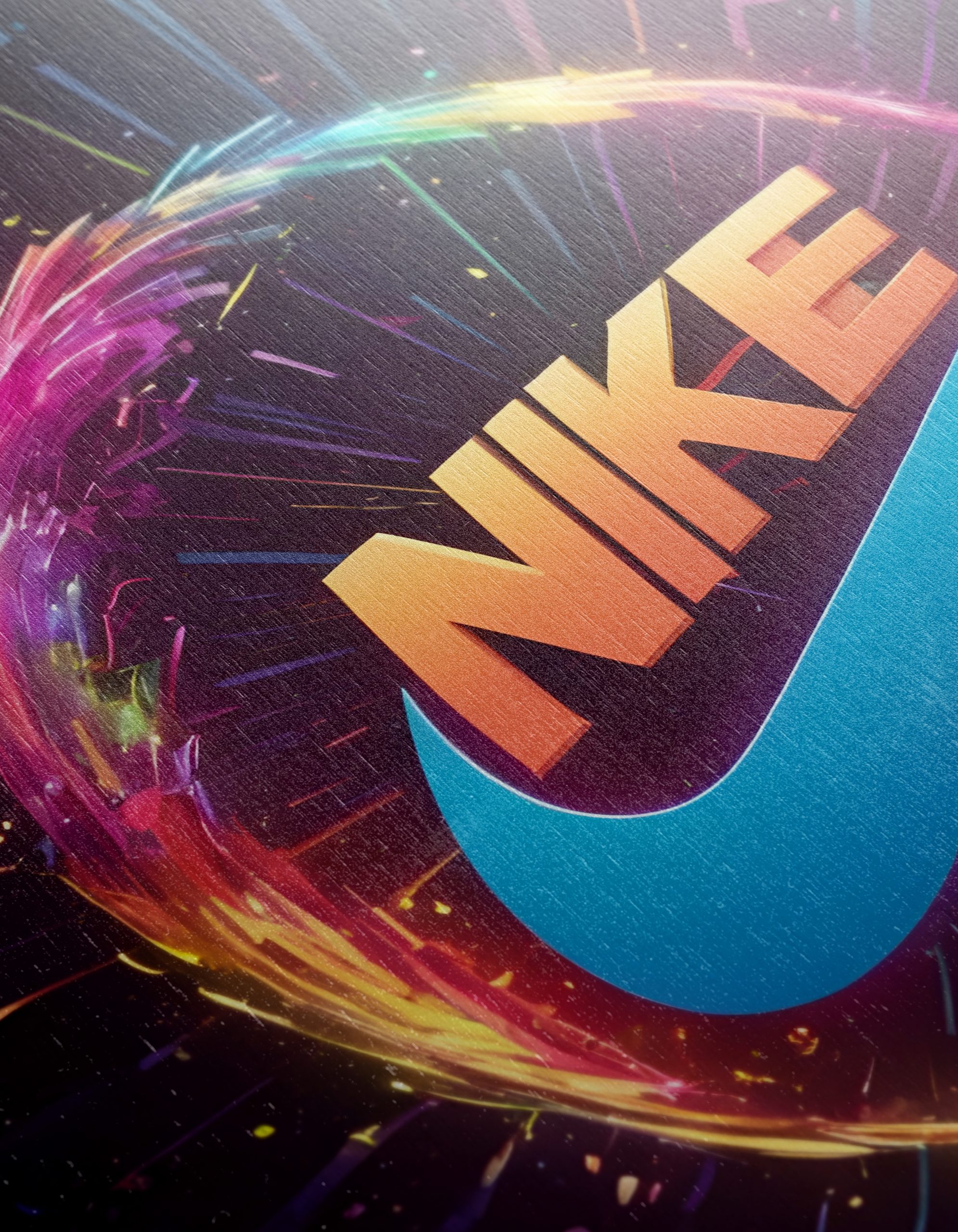 Vibrant Nike Logo Art - Image 12