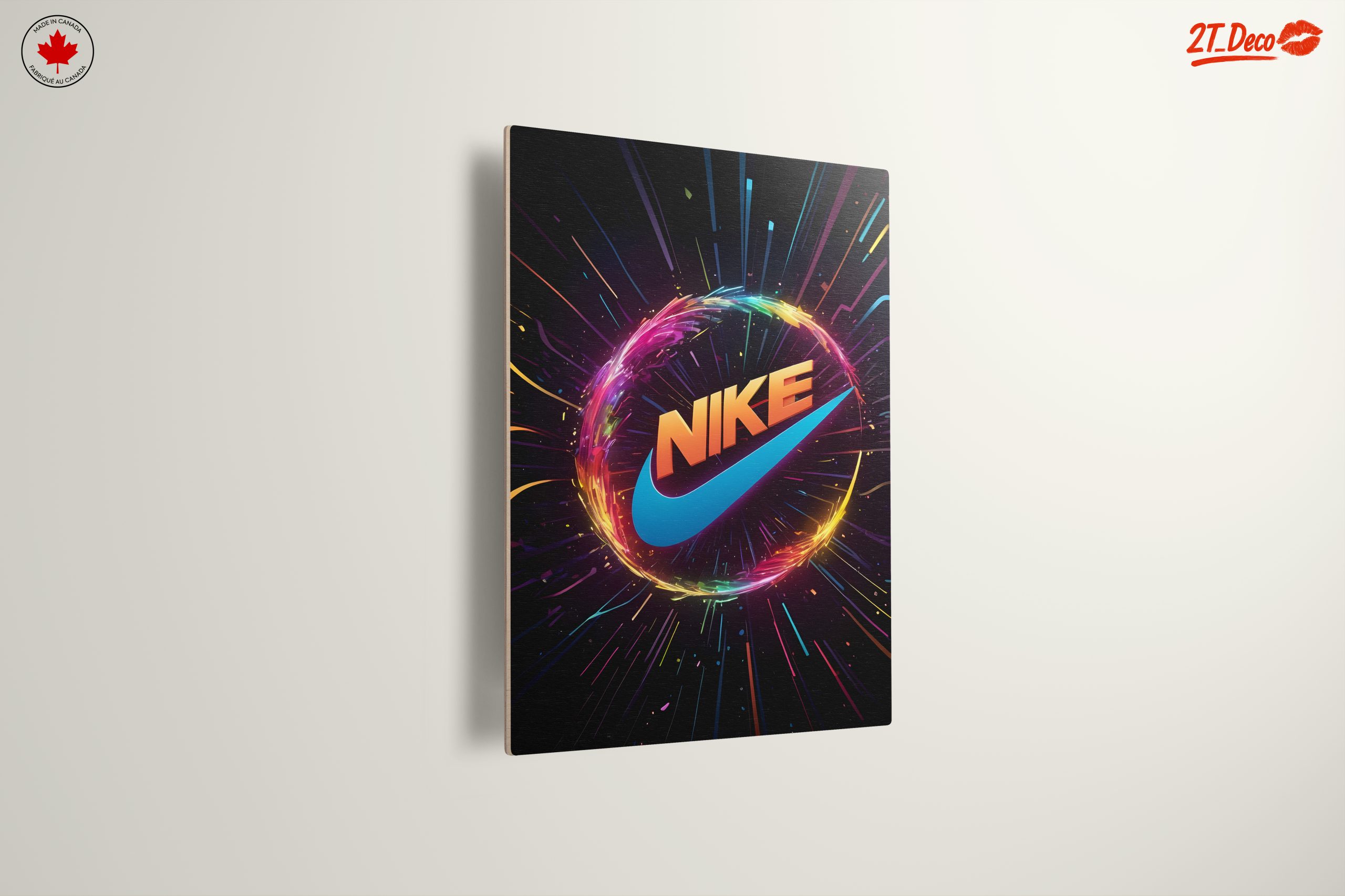 Vibrant Nike Logo Art - Image 13