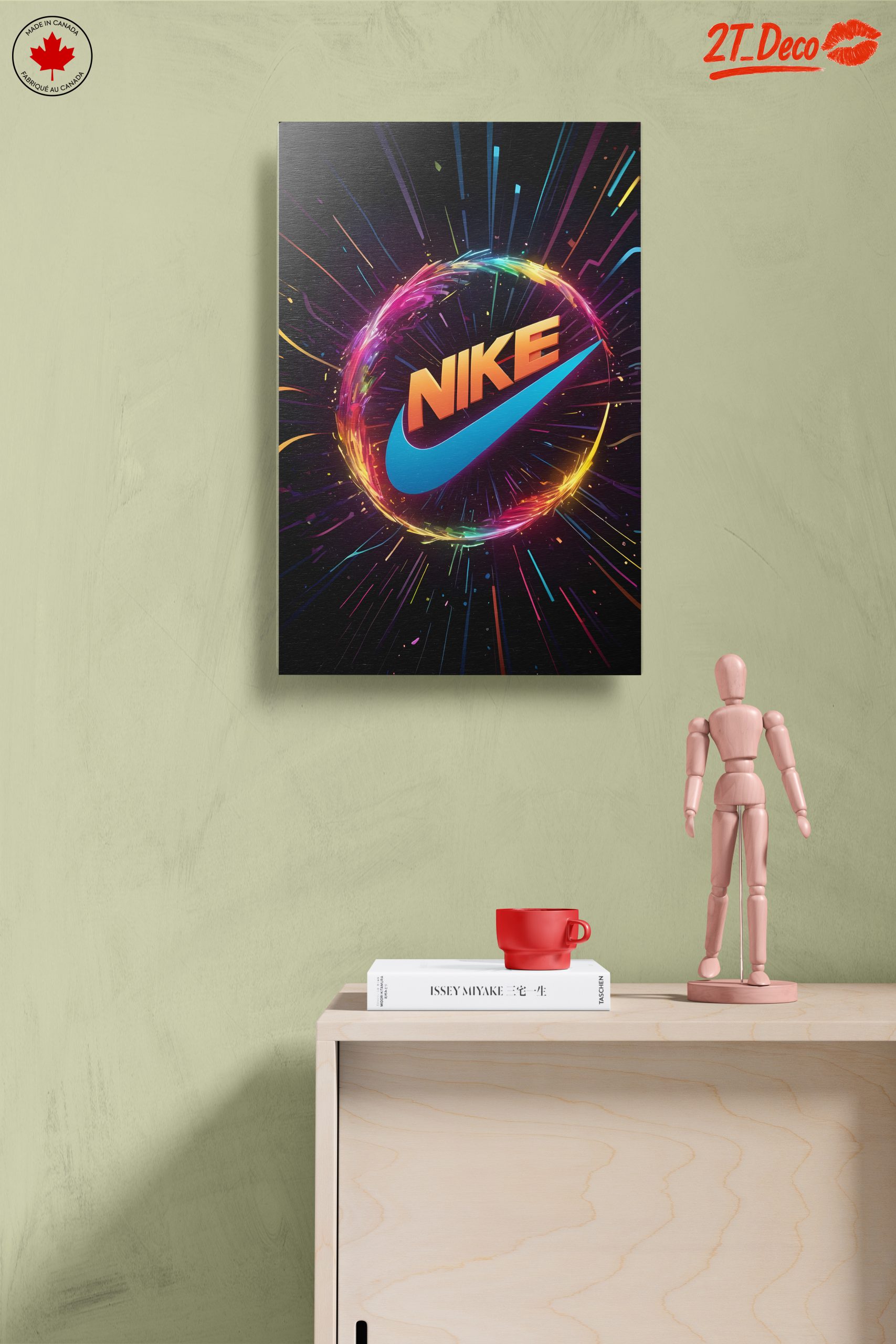 Vibrant Nike Logo Art - Image 14