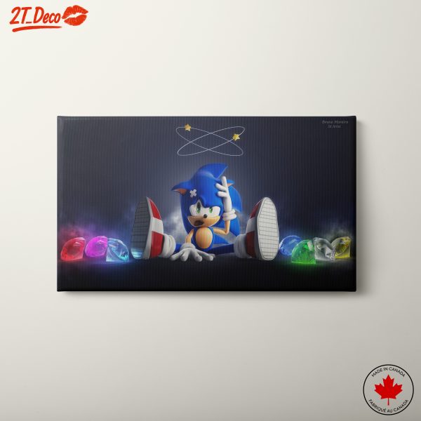 Sonic the Hedgehog with Gems