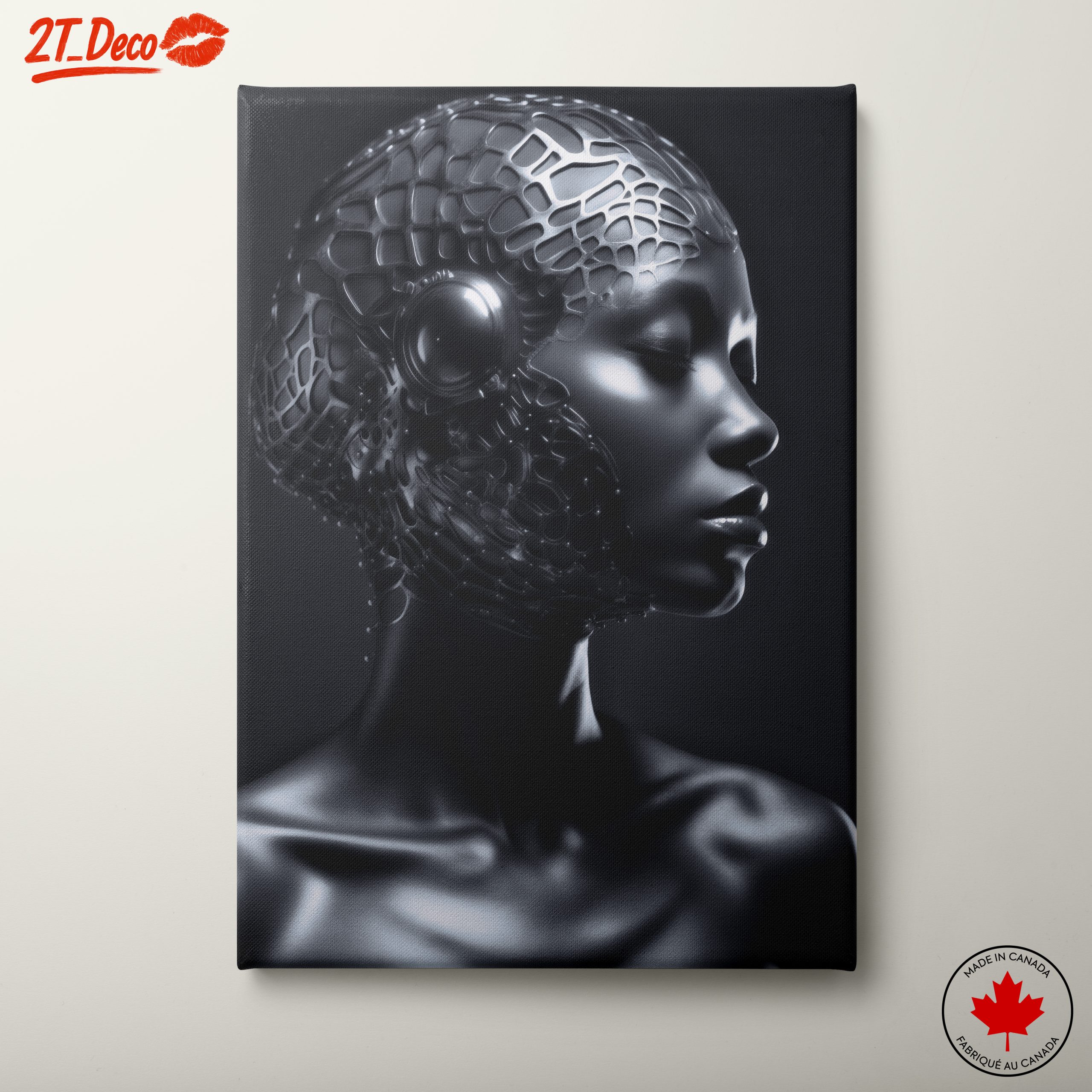 Stylish Futuristic Portrait of a Woman
