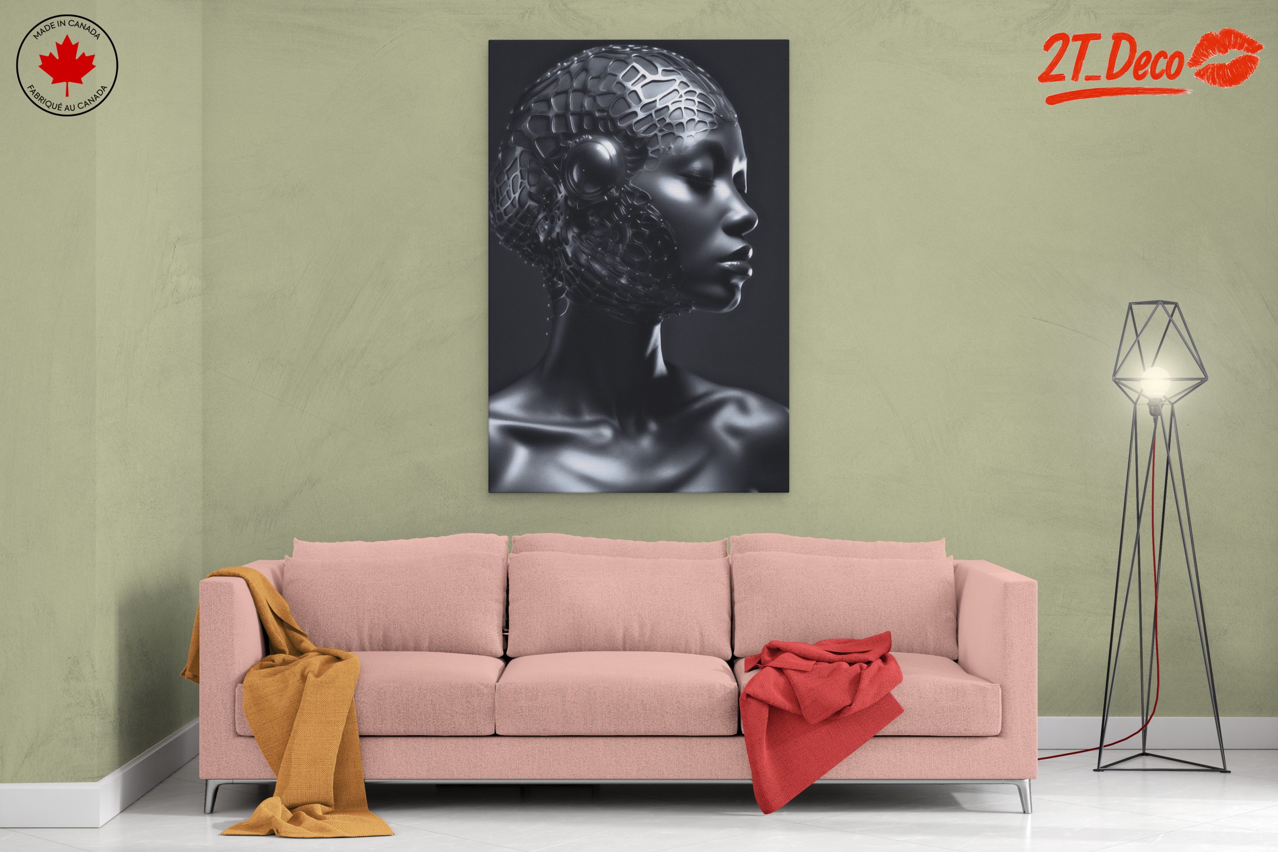 Stylish Futuristic Portrait of a Woman - Image 2