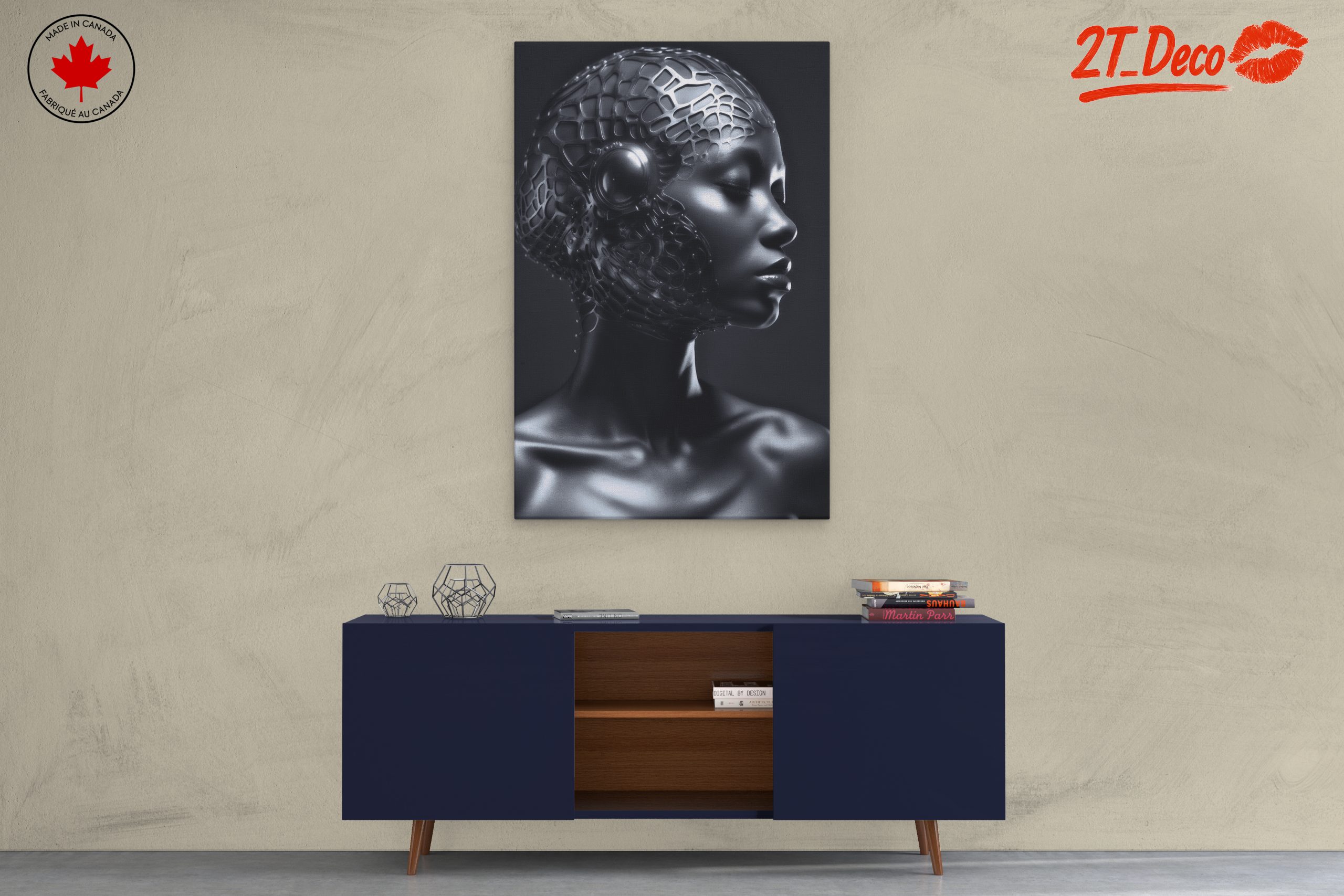 Stylish Futuristic Portrait of a Woman - Image 3
