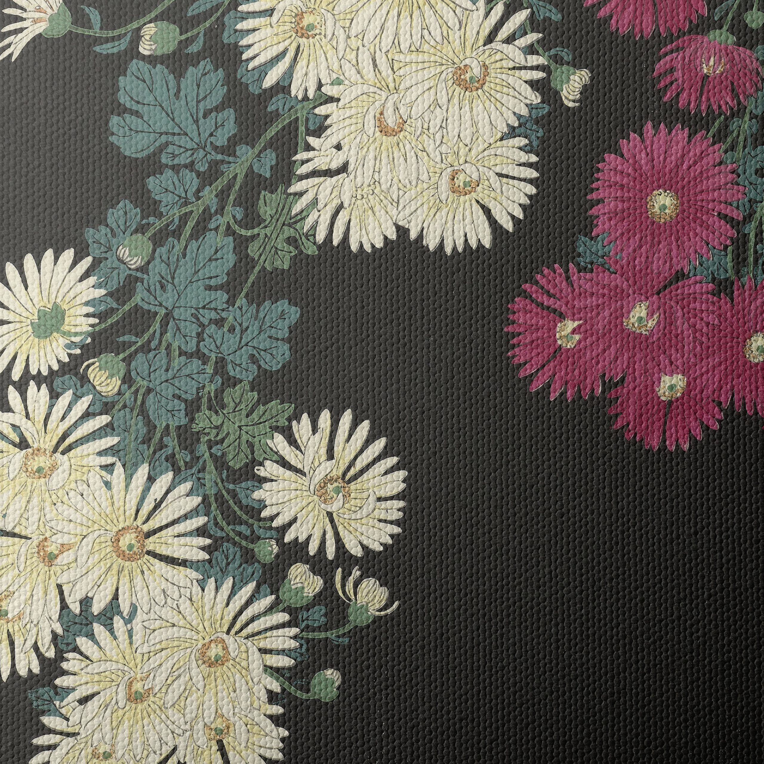 Japanese Floral Artwork with Chrysanthemums - Image 4