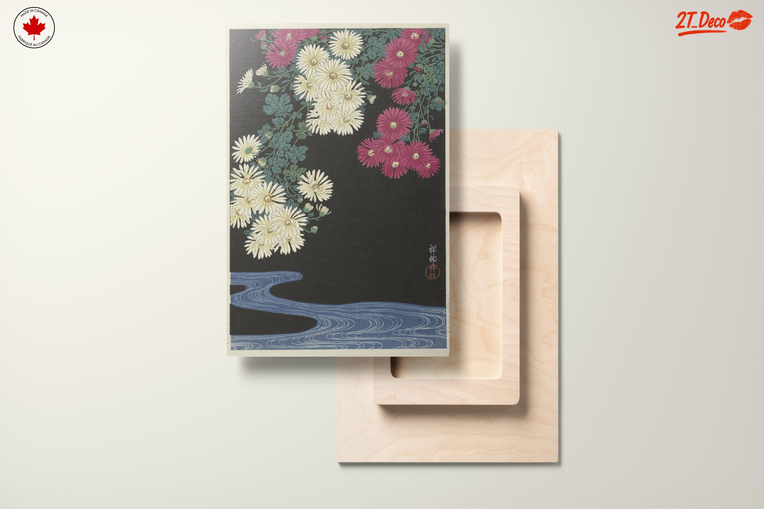 Japanese Floral Artwork with Chrysanthemums - Image 11