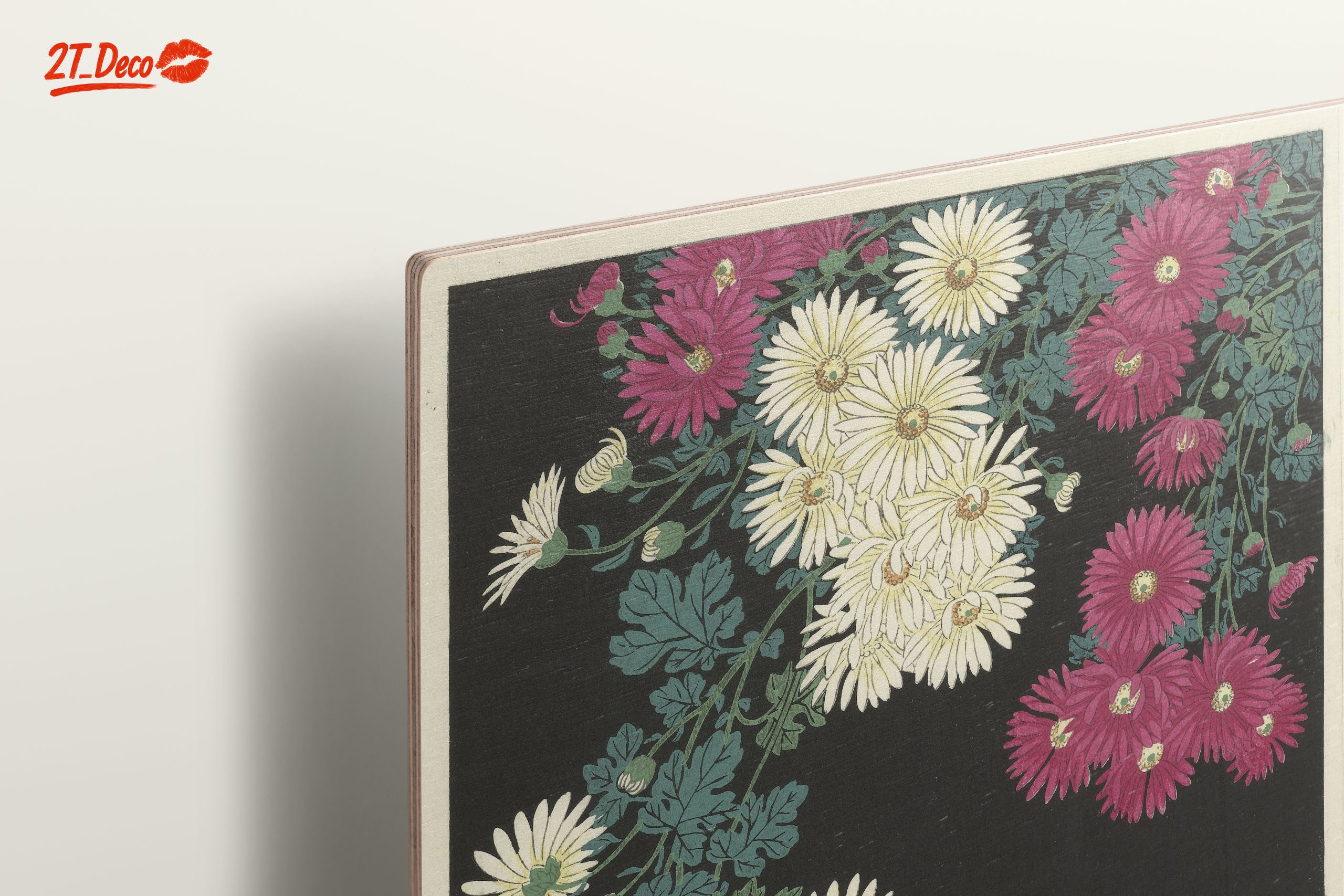 Japanese Floral Artwork with Chrysanthemums - Image 15