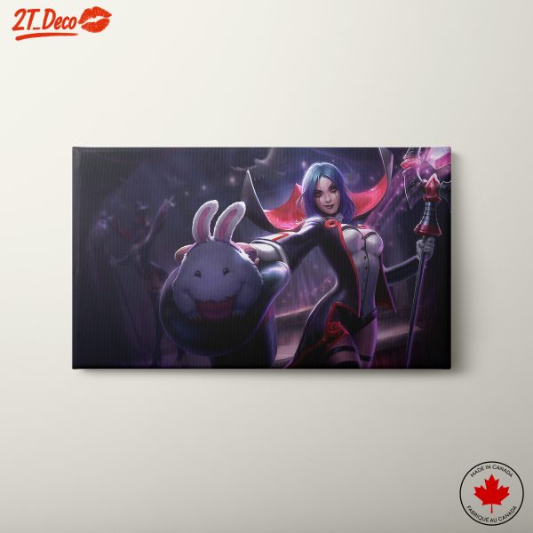 Mystical Anime Character with Bunny