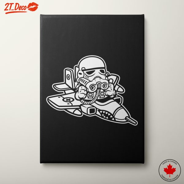 Cute Pilot Character Flying an Anime Plane