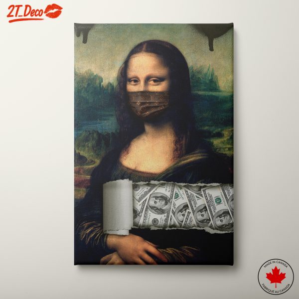 Mona Lisa with Mask and Money