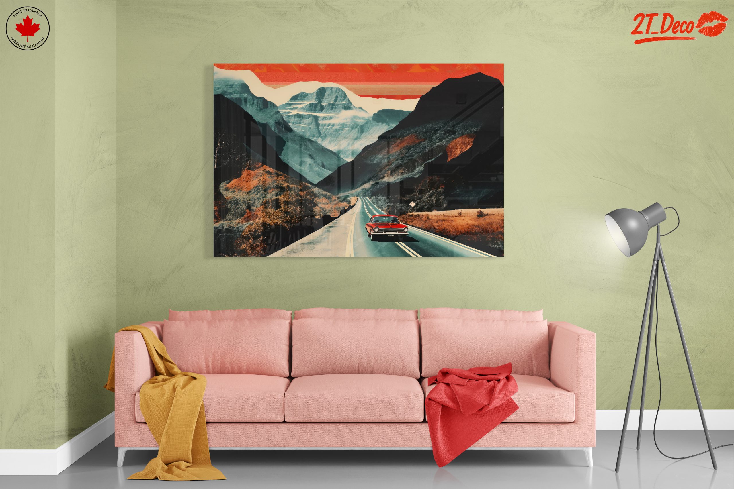 Vintage Car in Mountainous Landscape - Image 7