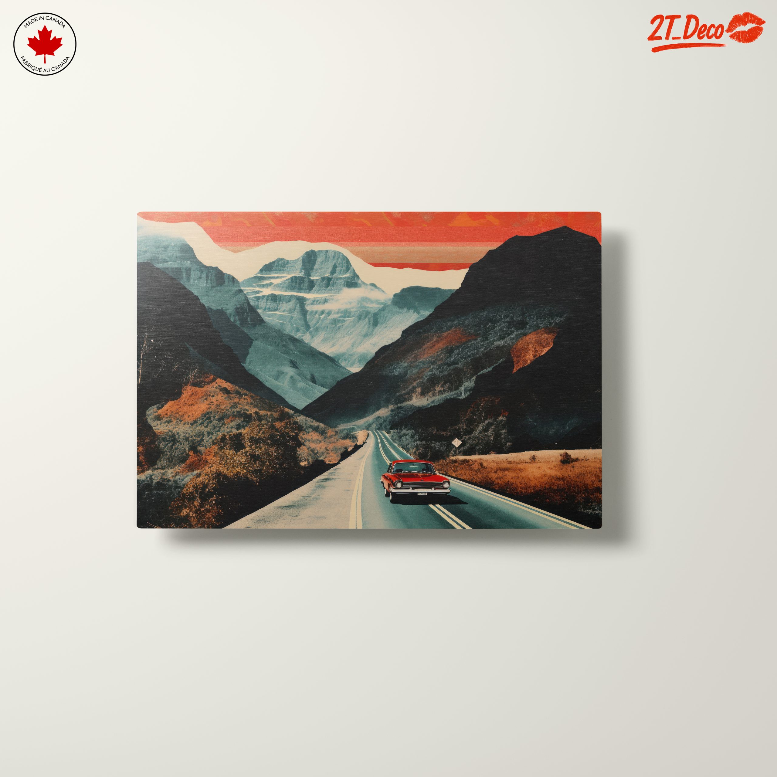 Vintage Car in Mountainous Landscape - Image 10