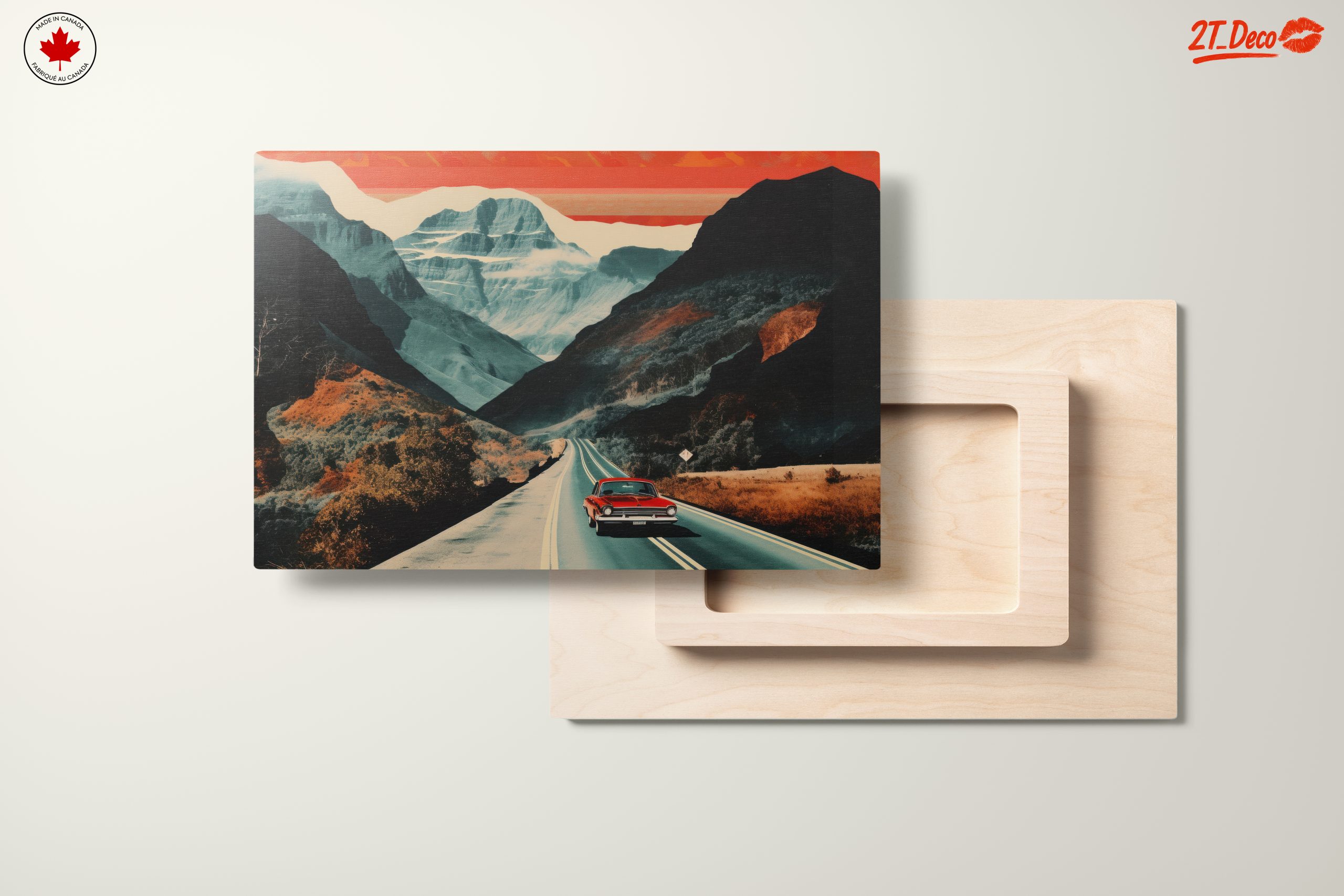 Vintage Car in Mountainous Landscape - Image 11