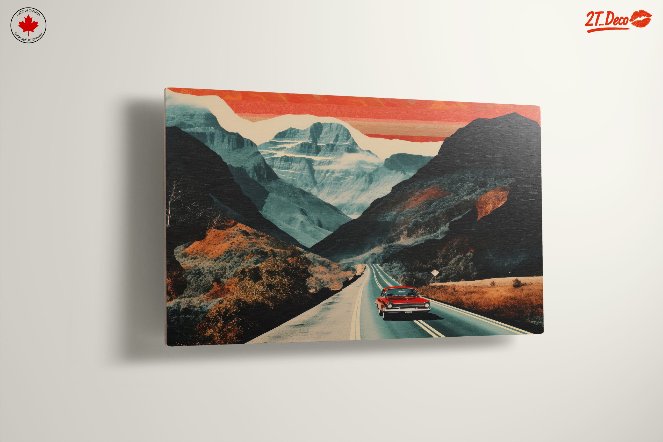 Vintage Car in Mountainous Landscape - Image 13