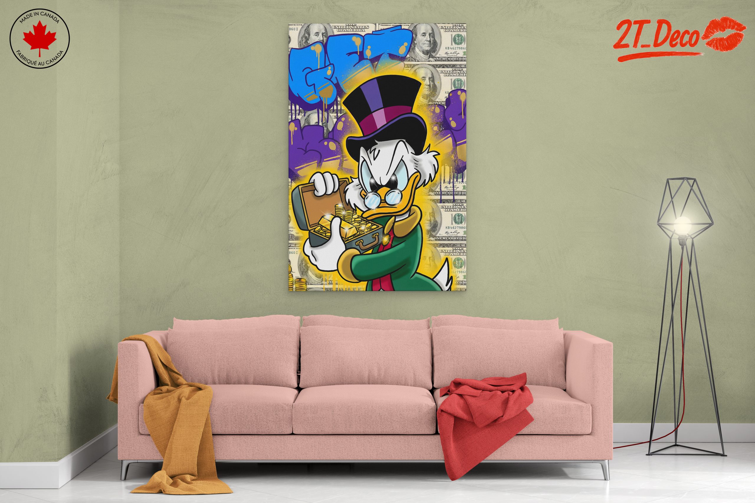 Rich Duck Character with Gold Coins - Image 2