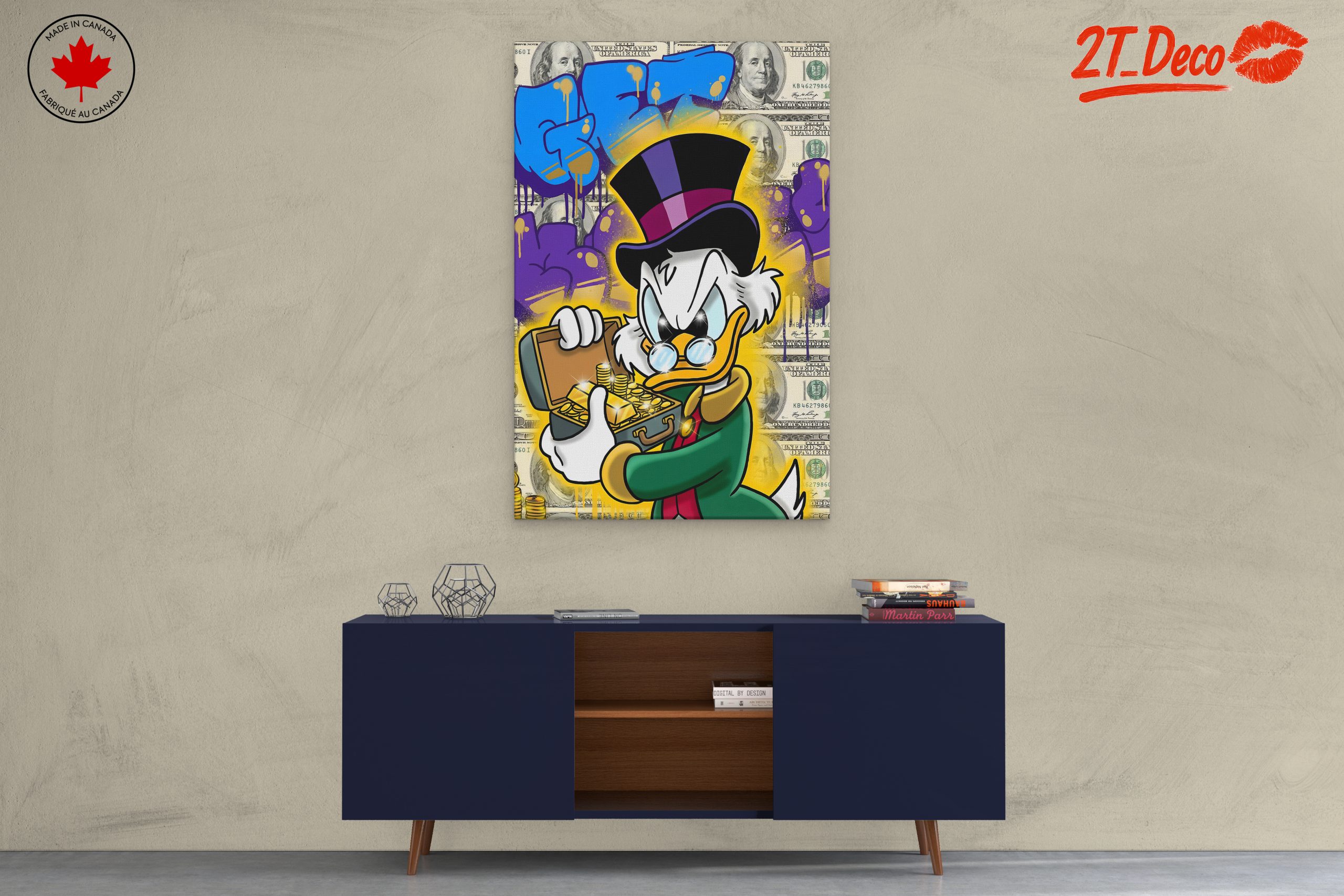 Rich Duck Character with Gold Coins - Image 3