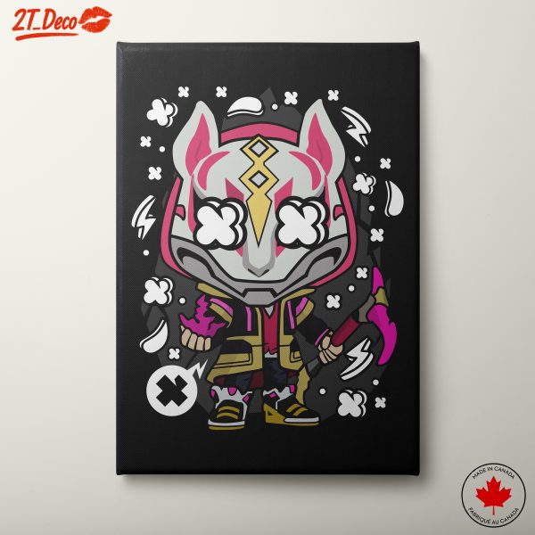 Stylized Character Design with Vibrant Colors