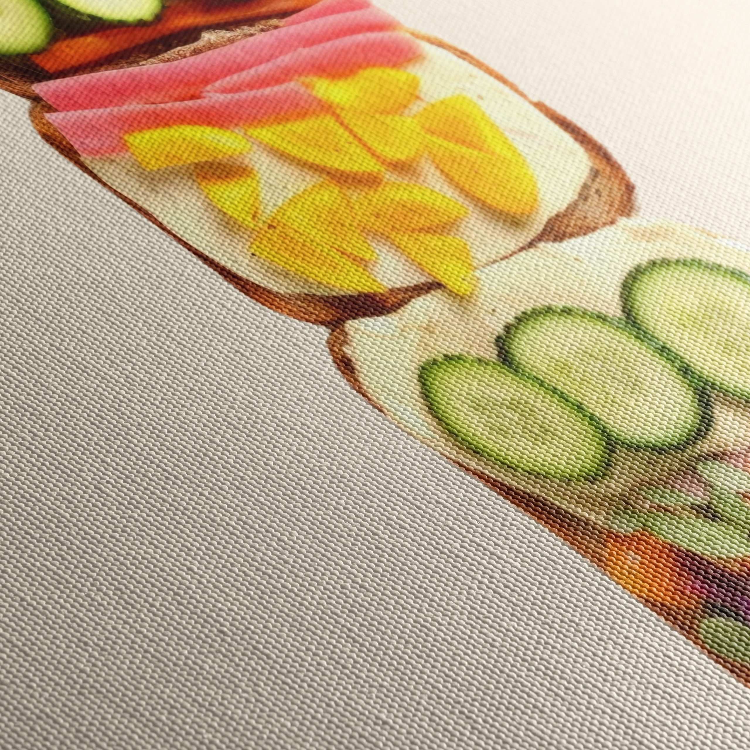 Artistic Sandwich Composition with Fresh Ingredients - Image 5