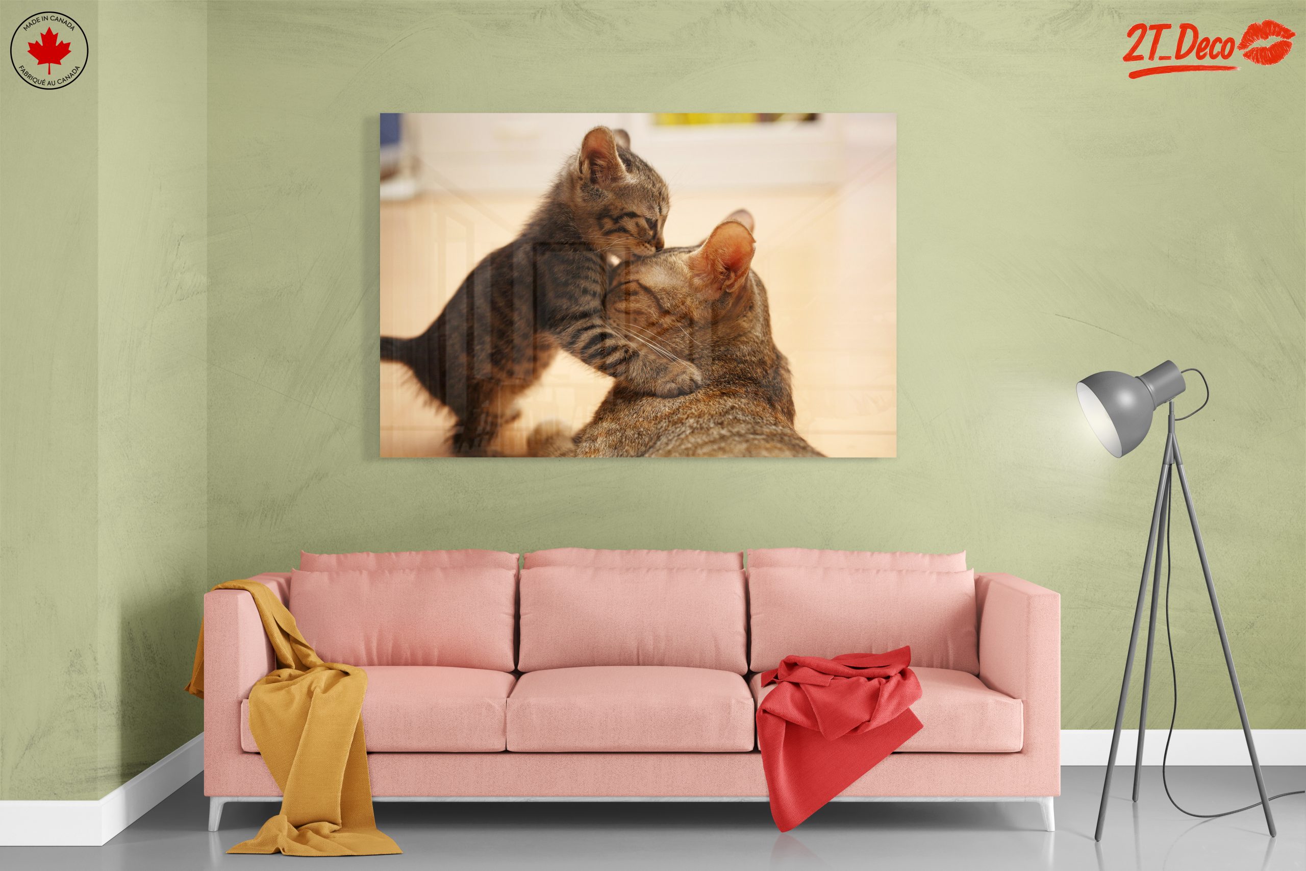 Playful Kittens with Parent Cat - Image 7