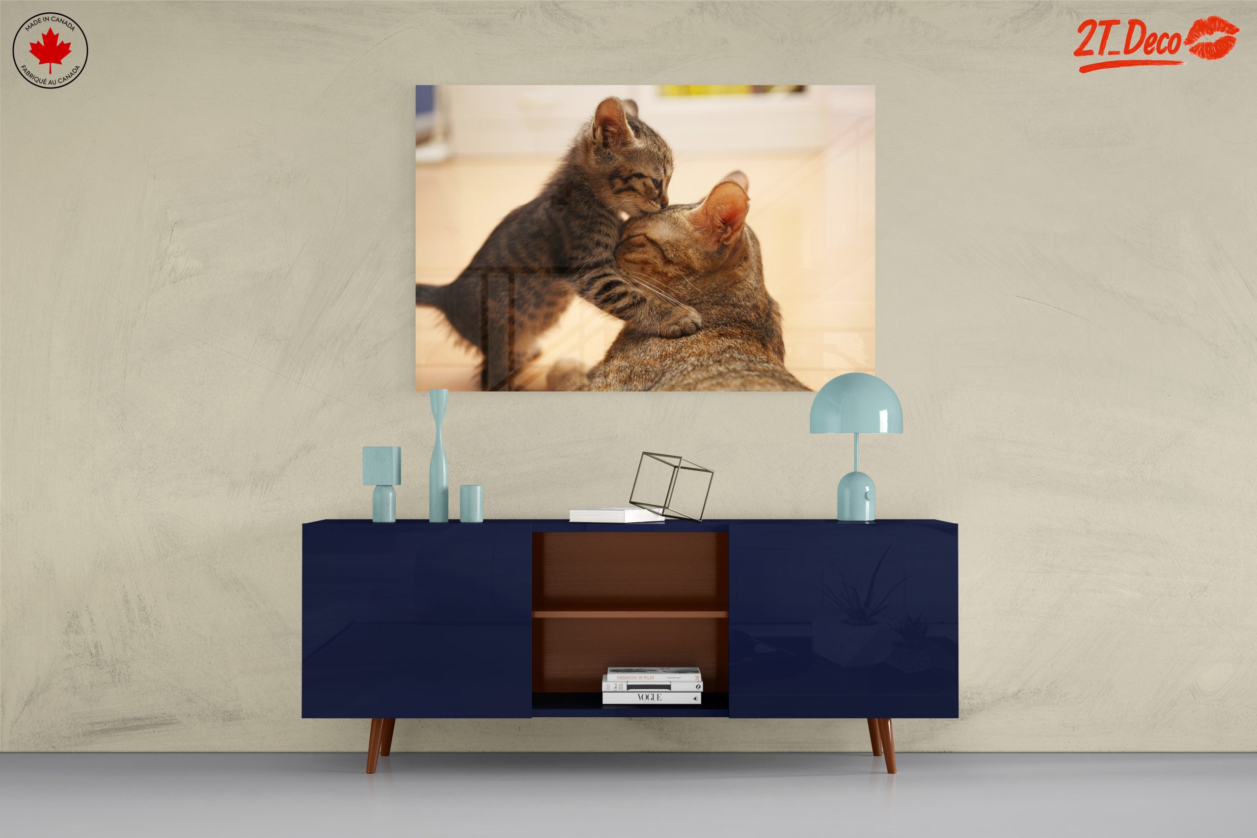 Playful Kittens with Parent Cat - Image 8