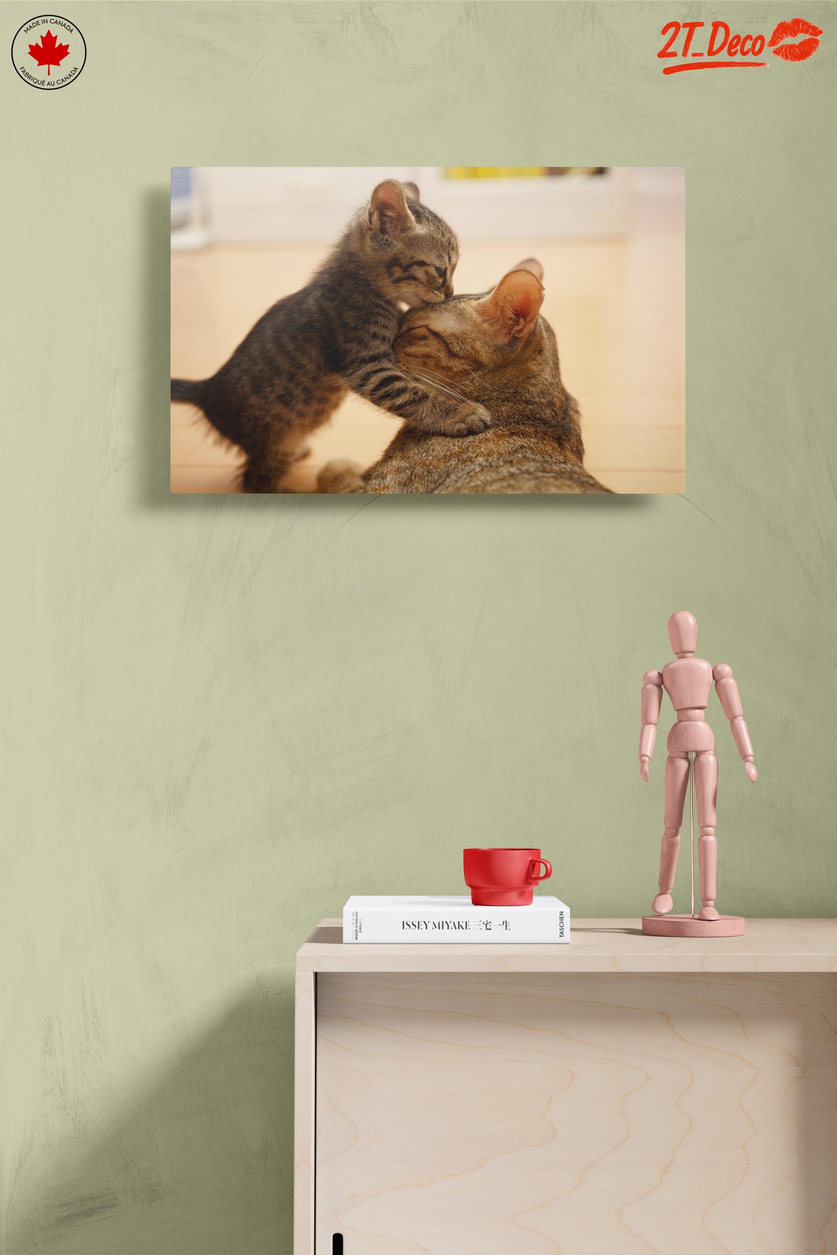 Playful Kittens with Parent Cat - Image 14