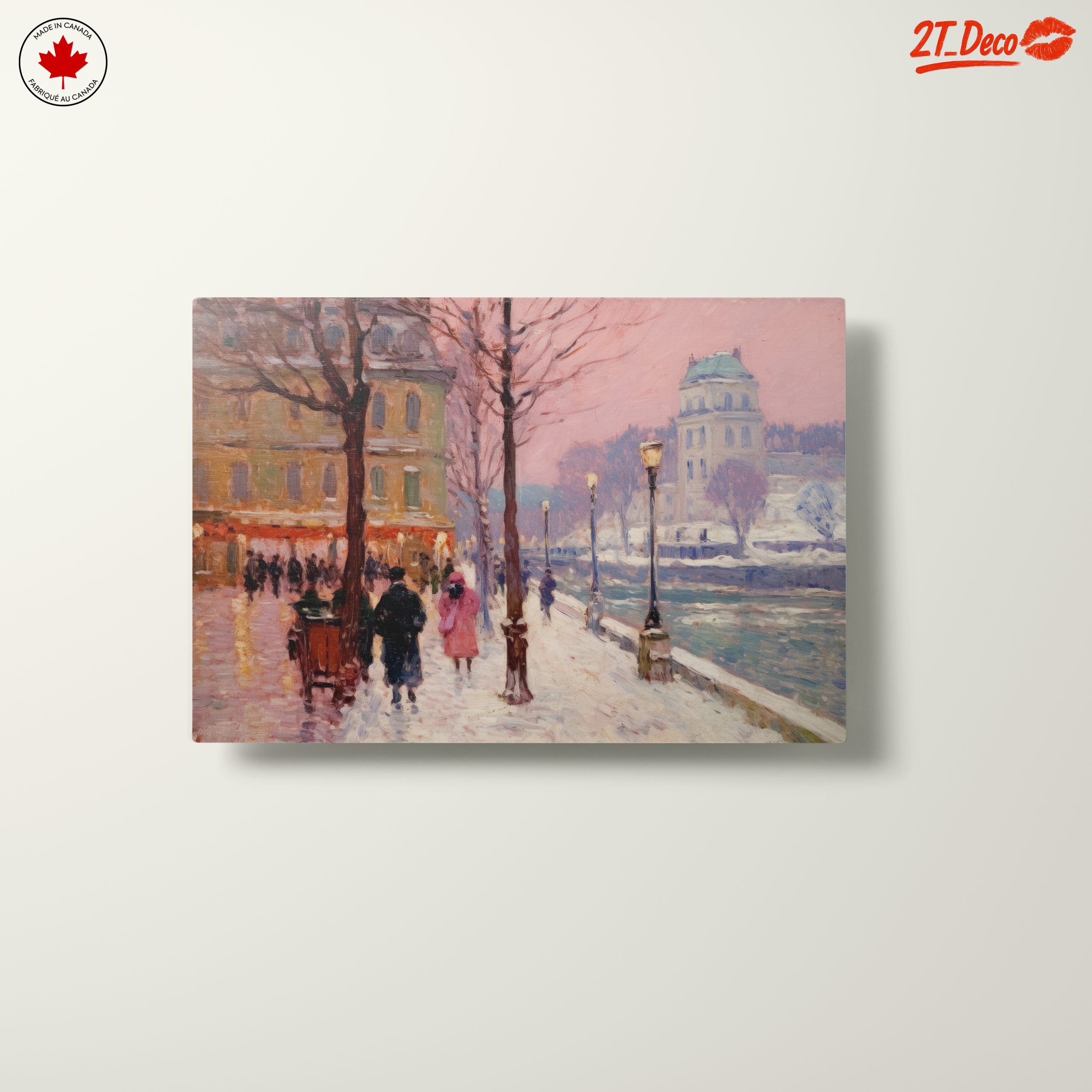 Charming Winter Landscape with Figures - Image 10