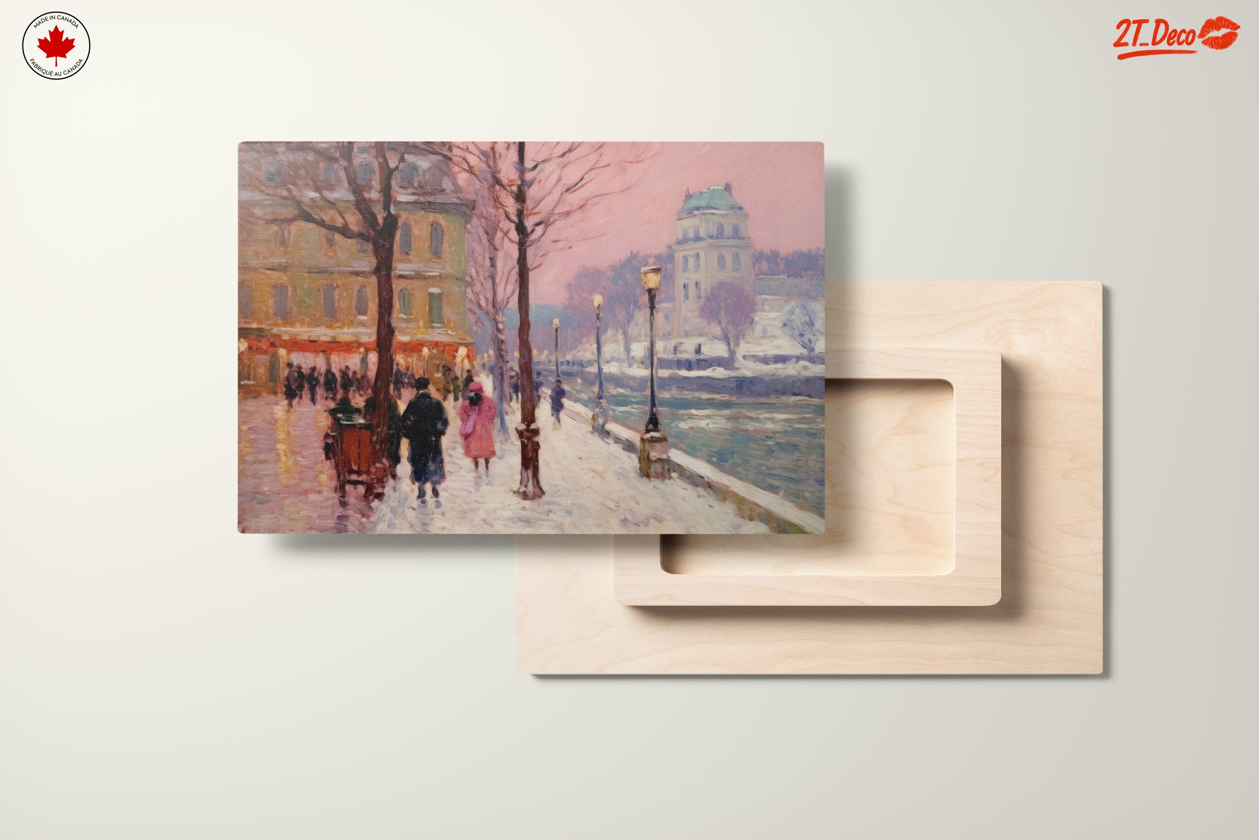 Charming Winter Landscape with Figures - Image 11