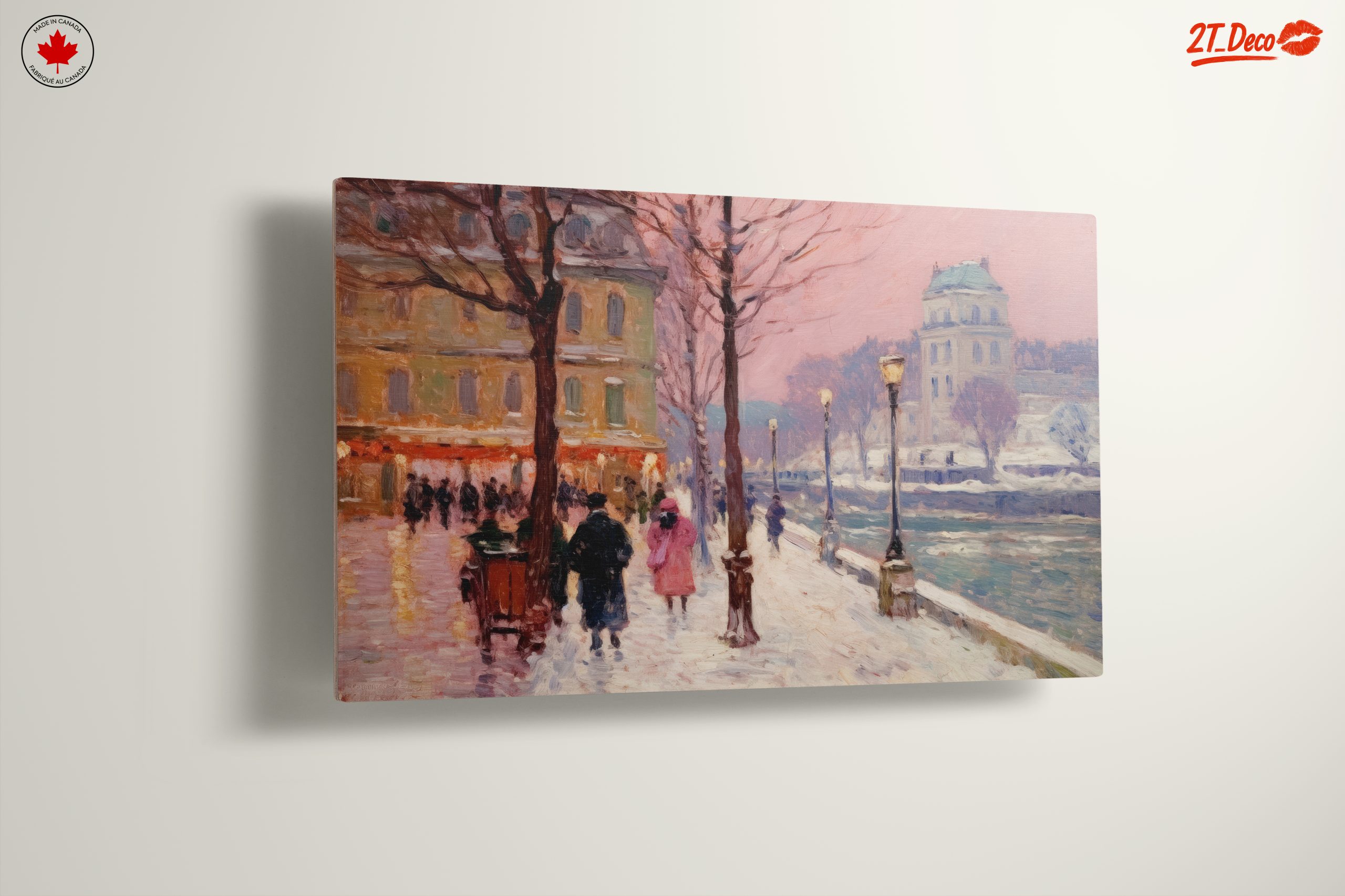 Charming Winter Landscape with Figures - Image 13