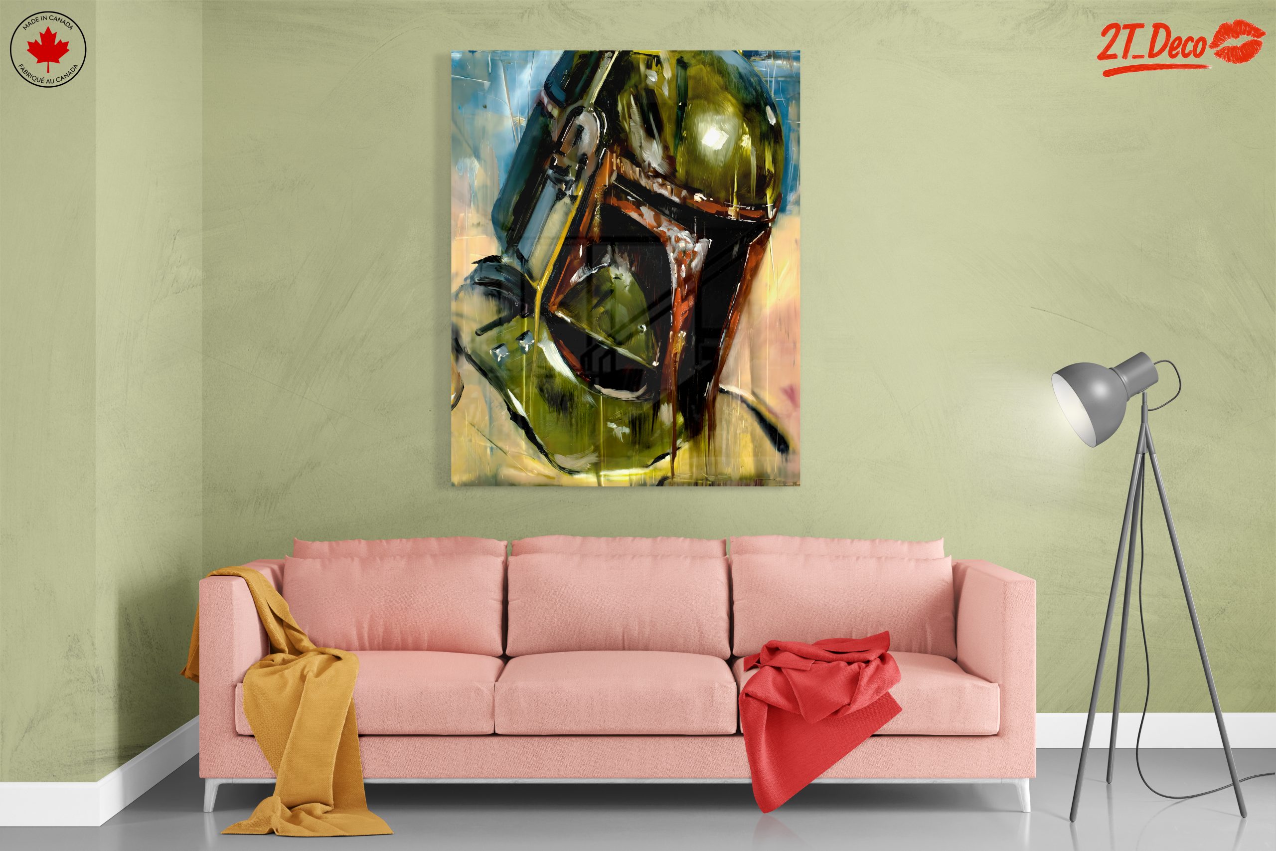 Stylized Artwork of Iconic Character in Bold Colors - Image 7
